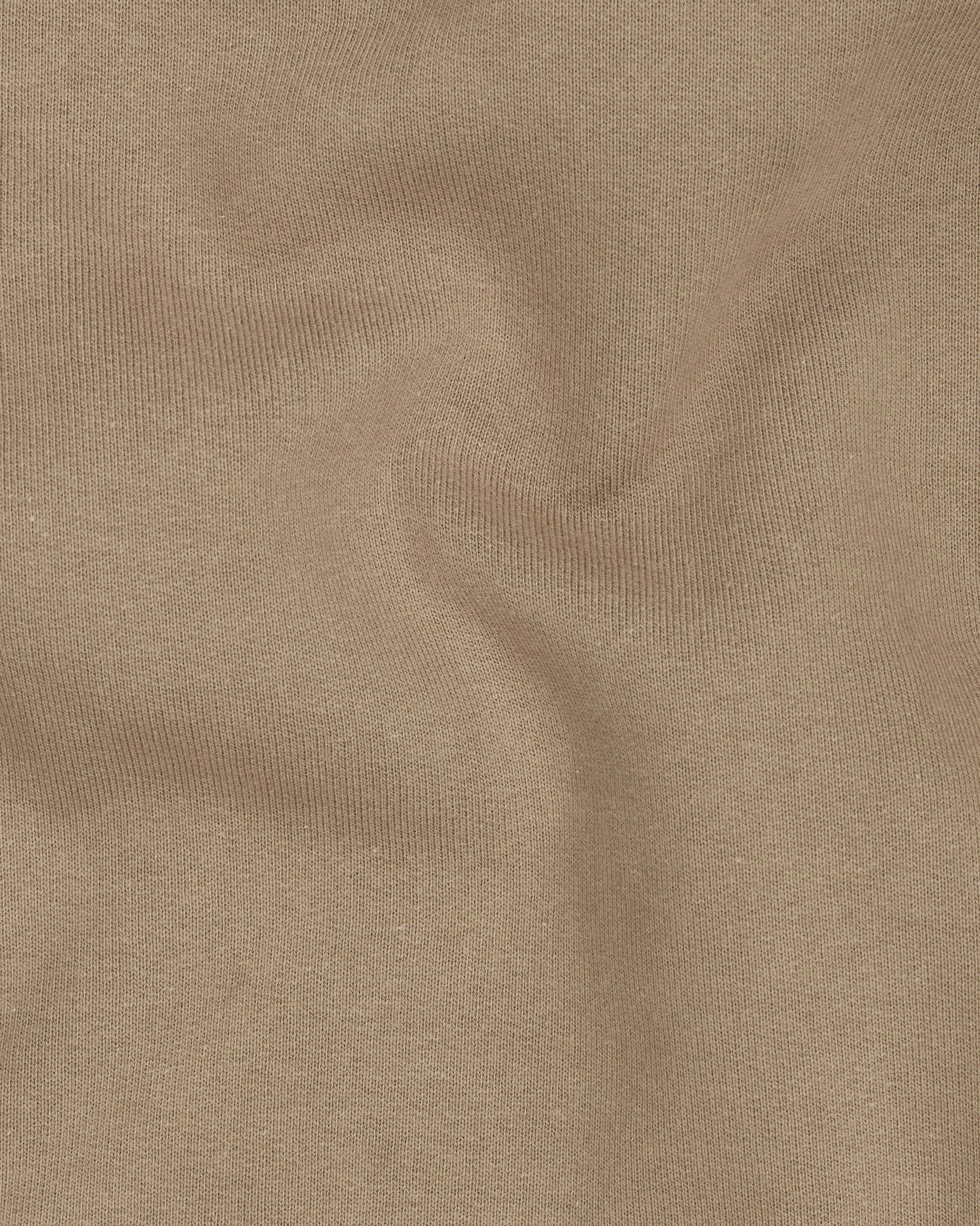 Brown With Cream Full Sleeve Premium Cotton Heavyweight Sweatshirt TS640-S, TS640-M, TS640-L, TS640-XL, TS640-XXL