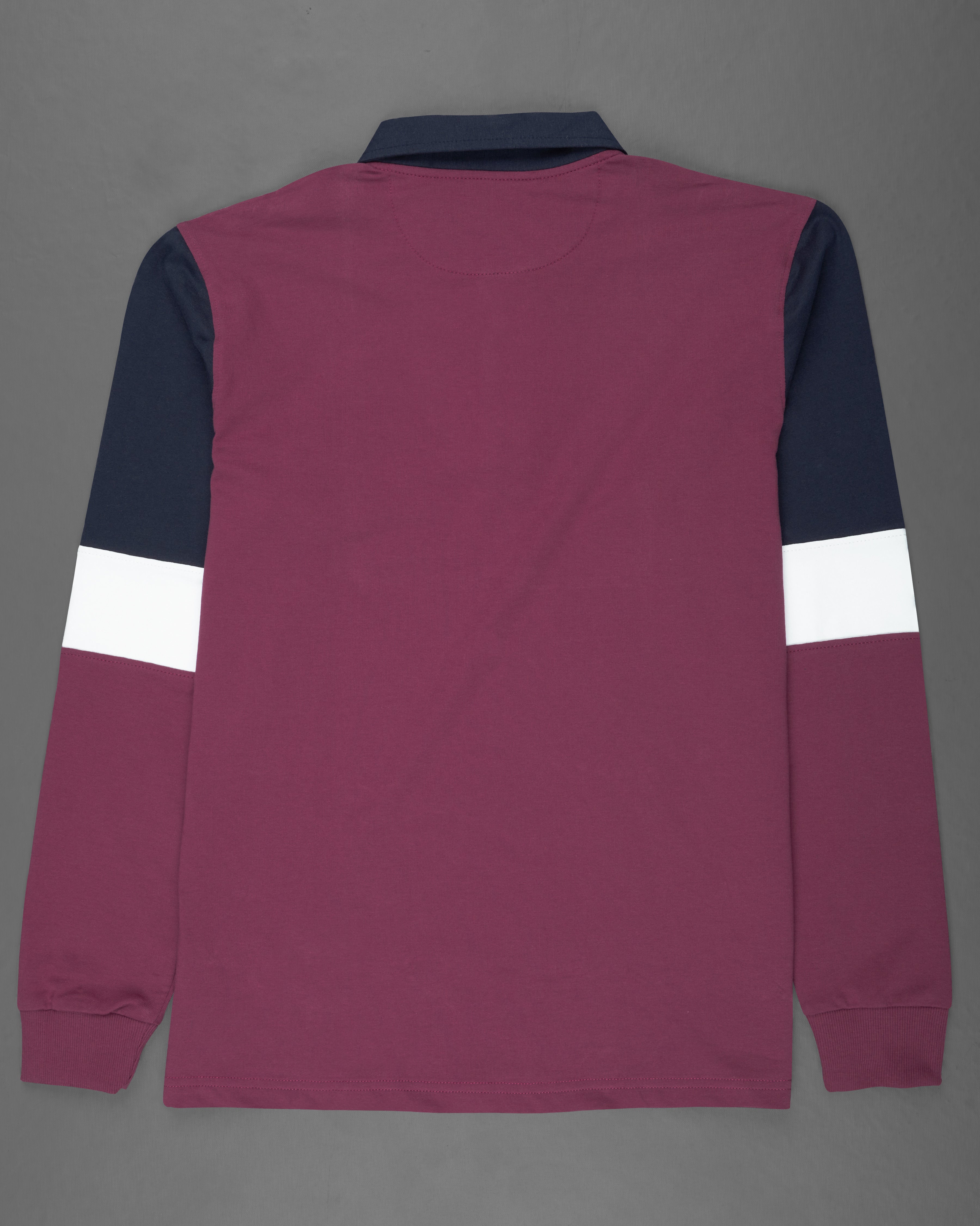 Tuscan Pink with Block Pattern Mercerised Pique Polo Sweatshirt TS664-S, TS664-M, TS664-L, TS664-XL, TS664-XXL