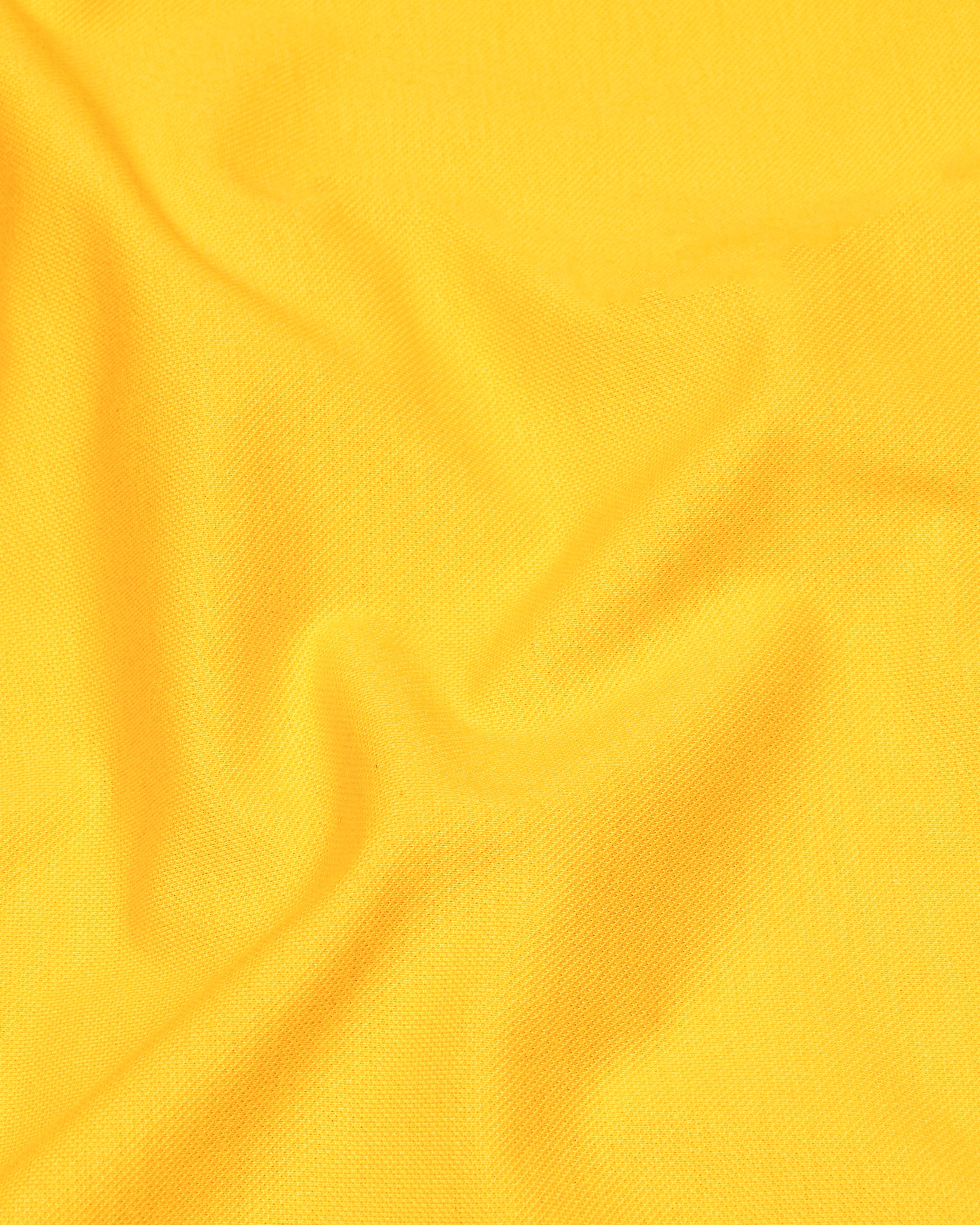 Sunglow Yellow Organic Cotton Mercerised Pique Polo TS805-S, TS805-M, TS805-L, TS805-XL, TS805-XXL