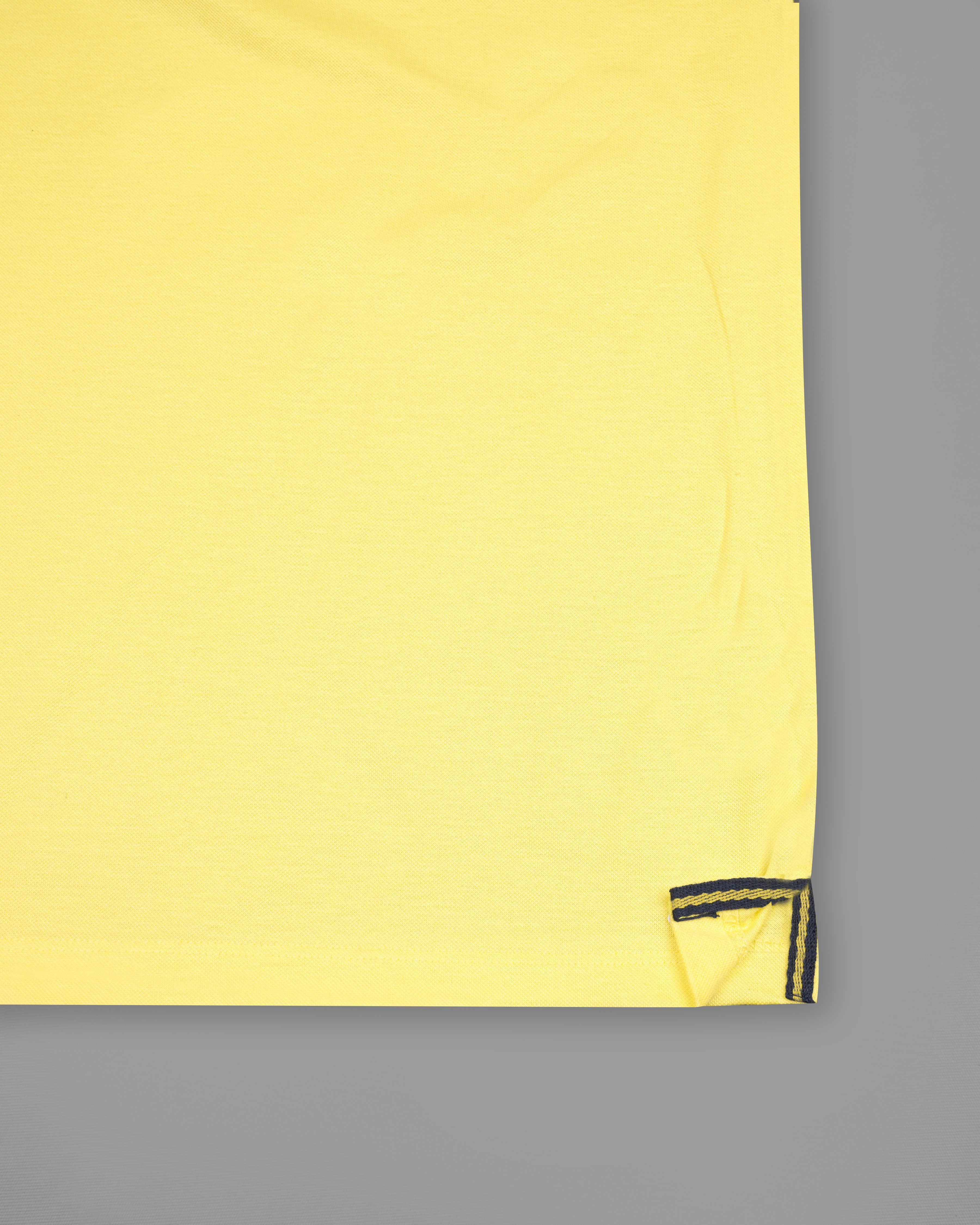 Sweet Corn Yellow Organic Cotton Mercerised Pique Polo TS842-S, TS842-M, TS842-L, TS842-XL, TS842-XXL