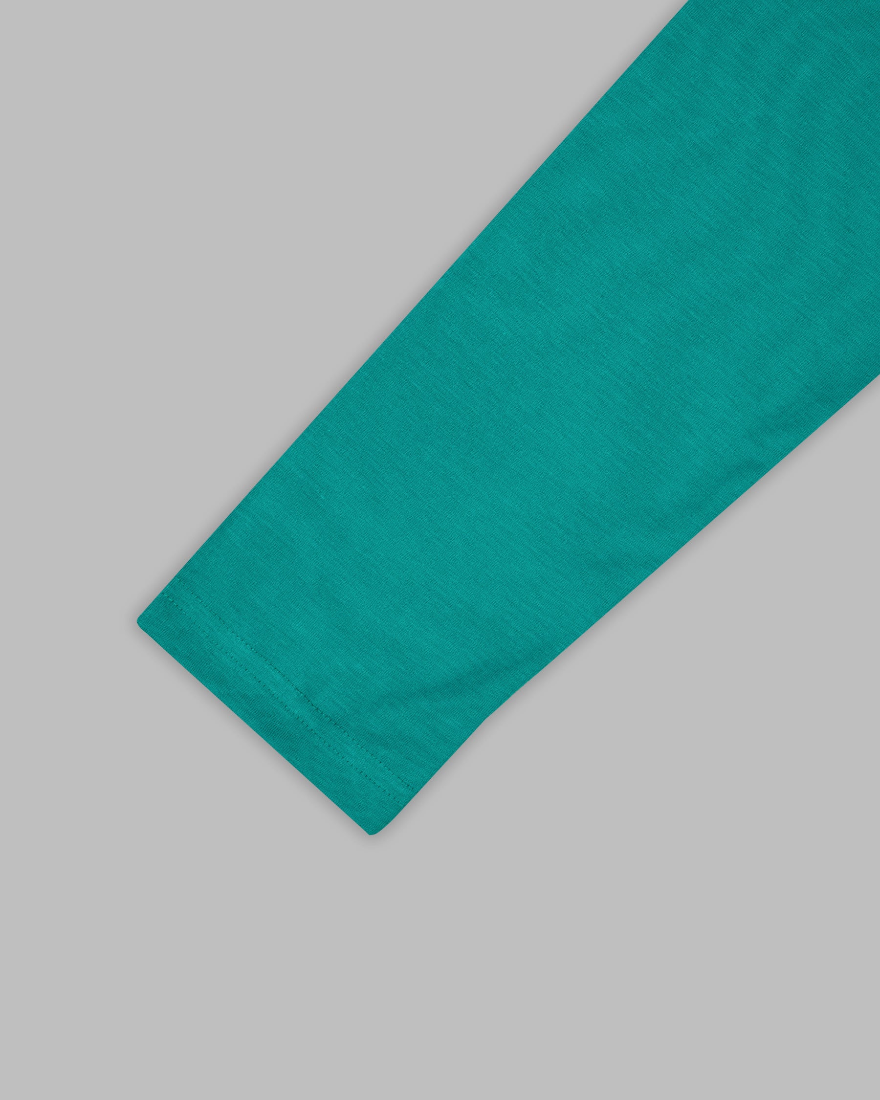 Turquoise Slubbed Full-Sleeve Super soft Supima Organic Cotton Jersey T-shirt TS147-S, TS147-M, TS147-L, TS147-XL, TS147-XXL