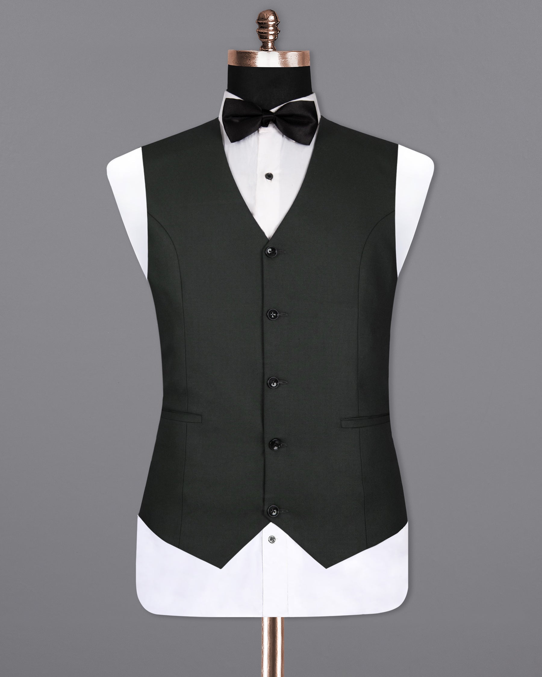 Tuatara Green Wool Rich Waistcoat V1309-36, V1309-38, V1309-40, V1309-42, V1309-44, V1309-46, V1309-48, V1309-50, V1309-52, V1309-54, V1309-56, V1309-58, V1309-60