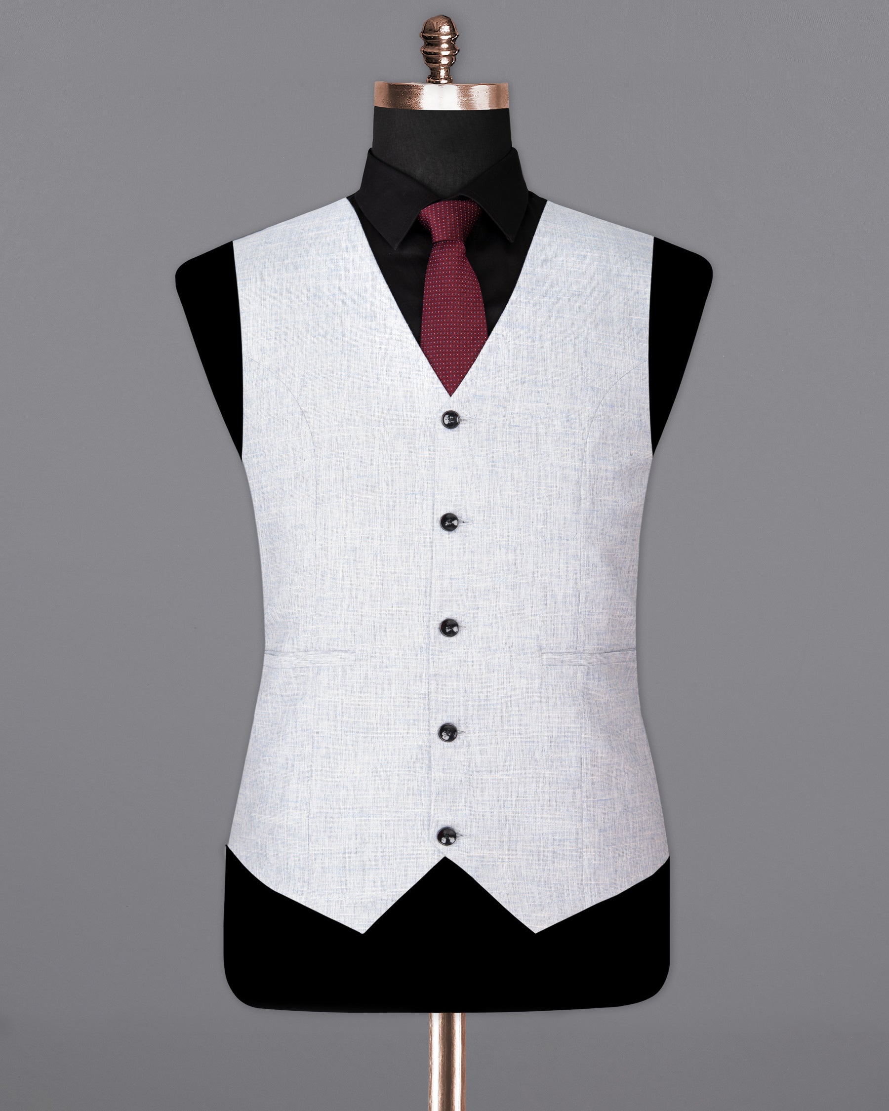Solitude Subtle Plaid Premium Cotton Waistcoat