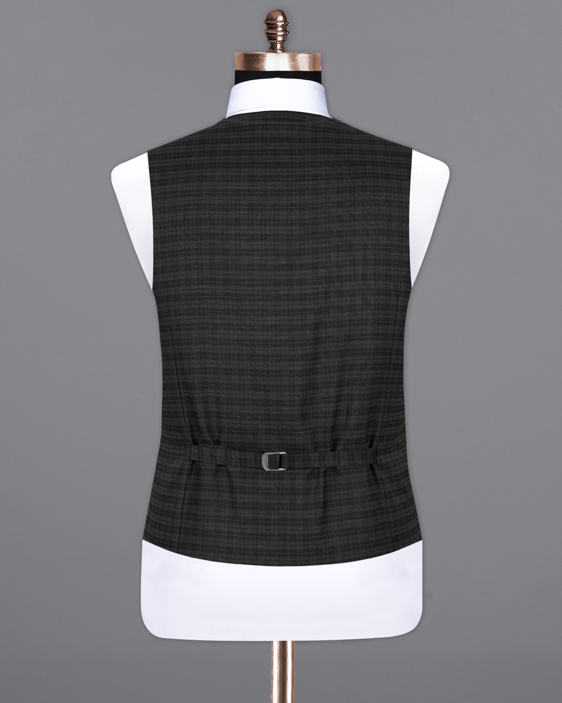 Mine Shaft Black Wool Rich Waistcoat