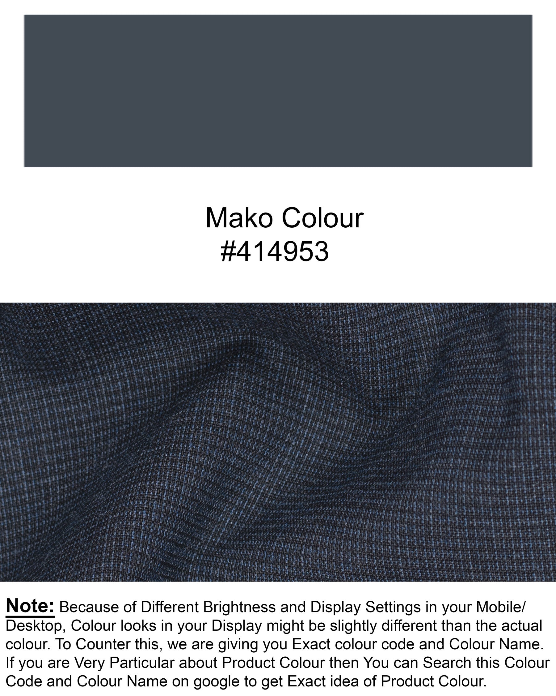 Maco Grey Wool Rich Waistcoat