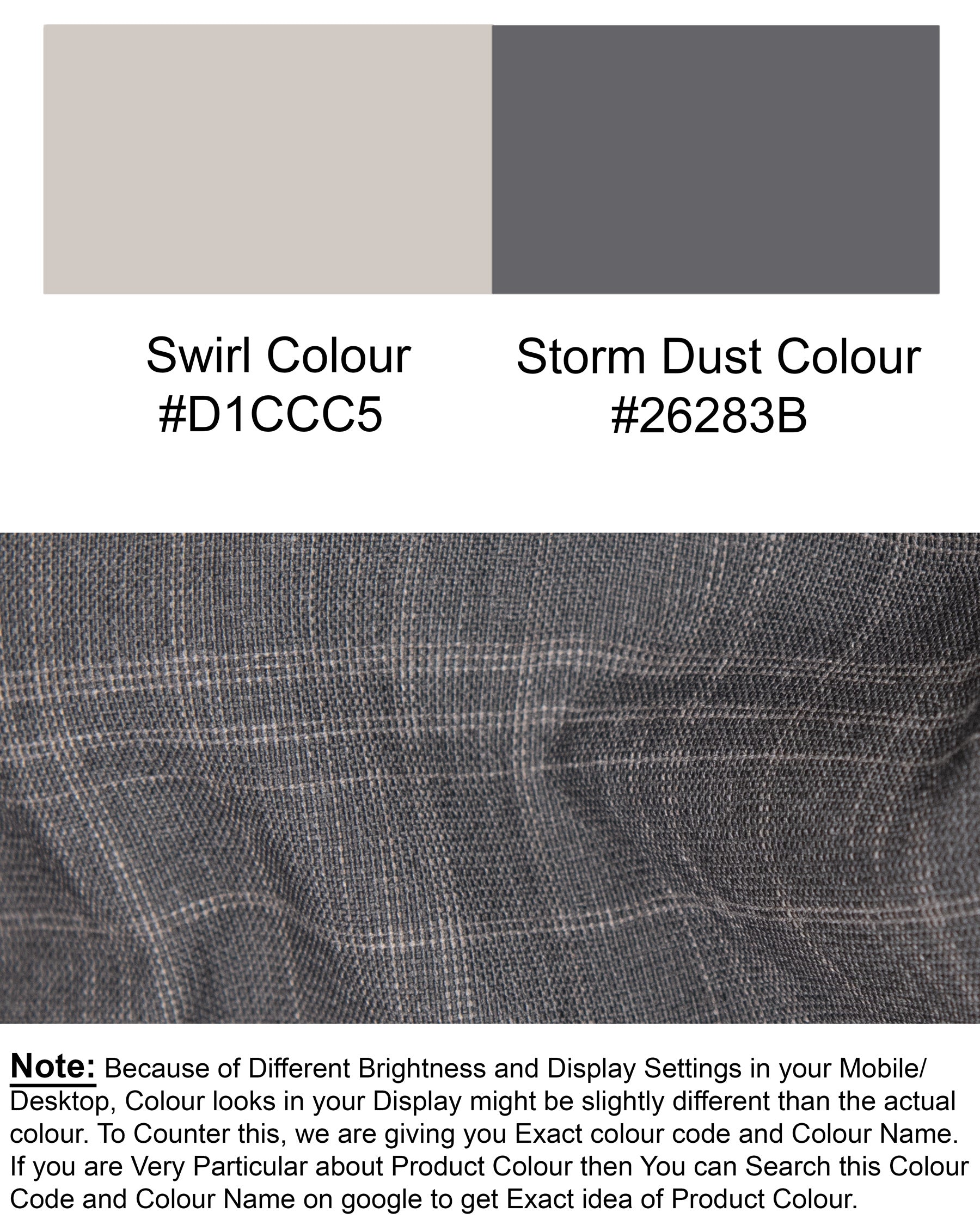 Storm Dust Gray Wool Rich Waistcoat