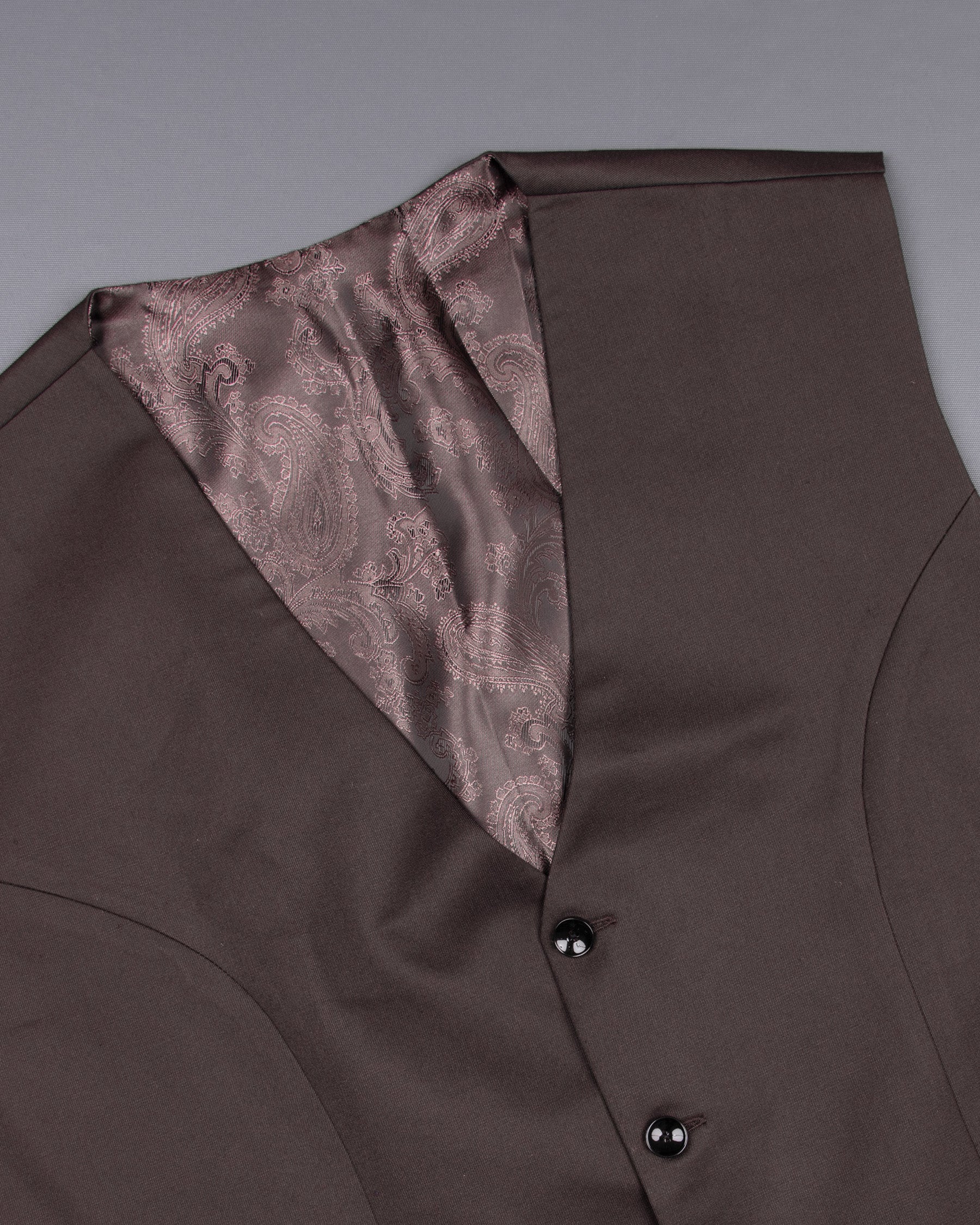 Matterhorn Brown Wool Rich Waistcoat