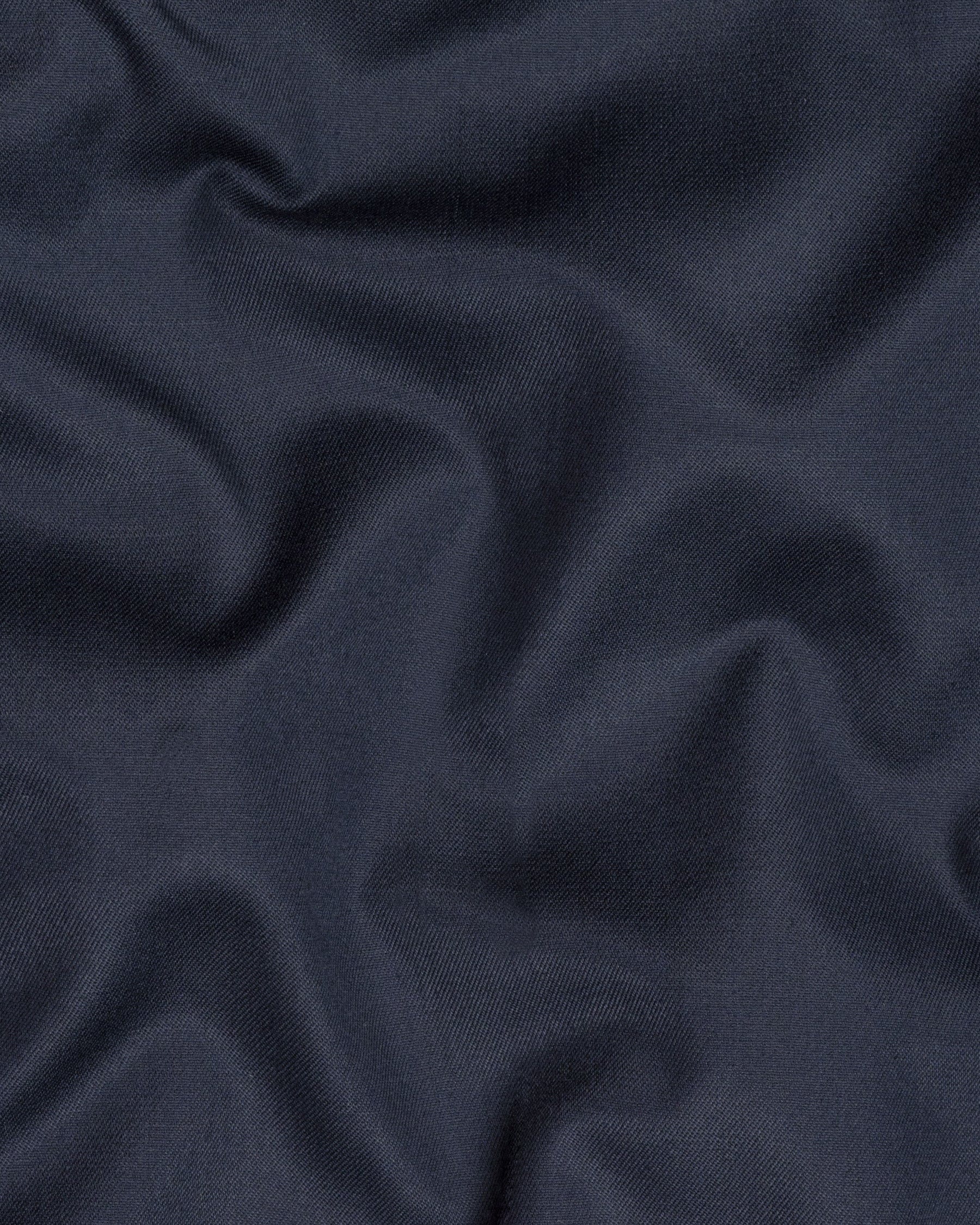 Valhalla Blue Wool Rich Waistcoat