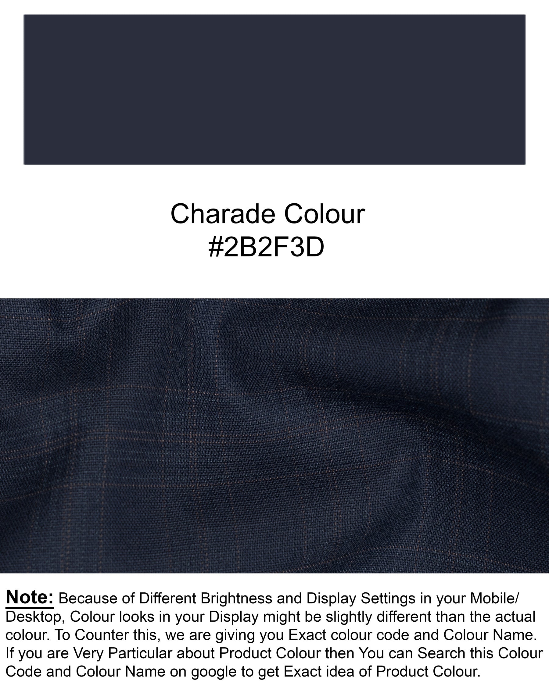 Charade Blue Plaid Wool Rich Waistcoat V1420-36, V1420-38, V1420-40, V1420-42, V1420-44, V1420-46, V1420-48, V1420-50, V1420-52, V1420-54, V1420-56, V1420-58, V1420-60