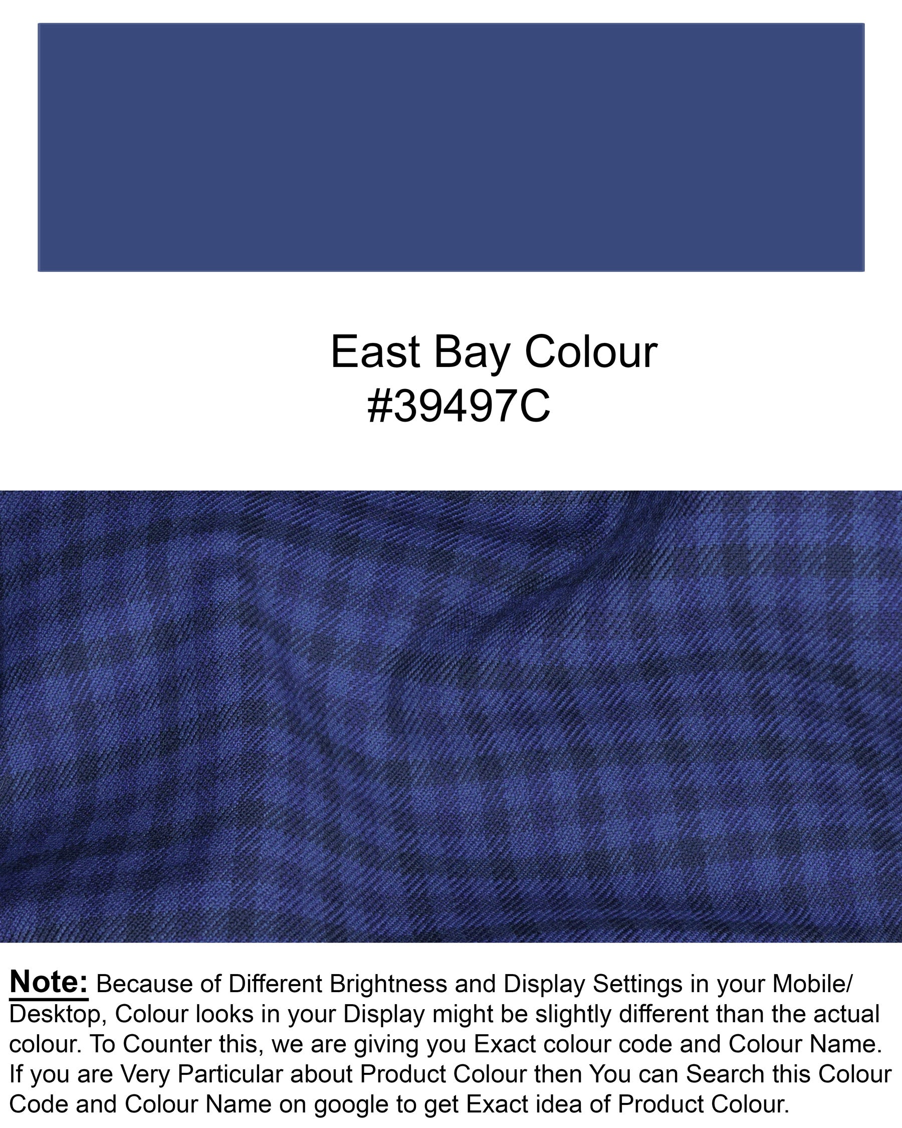 East Bay Blue Gingham Woolrich Waistcoat V1430-36, V1430-38, V1430-40, V1430-42, V1430-44, V1430-46, V1430-48, V1430-50, V1430-52, V1430-54, V1430-56, V1430-58, V1430-60