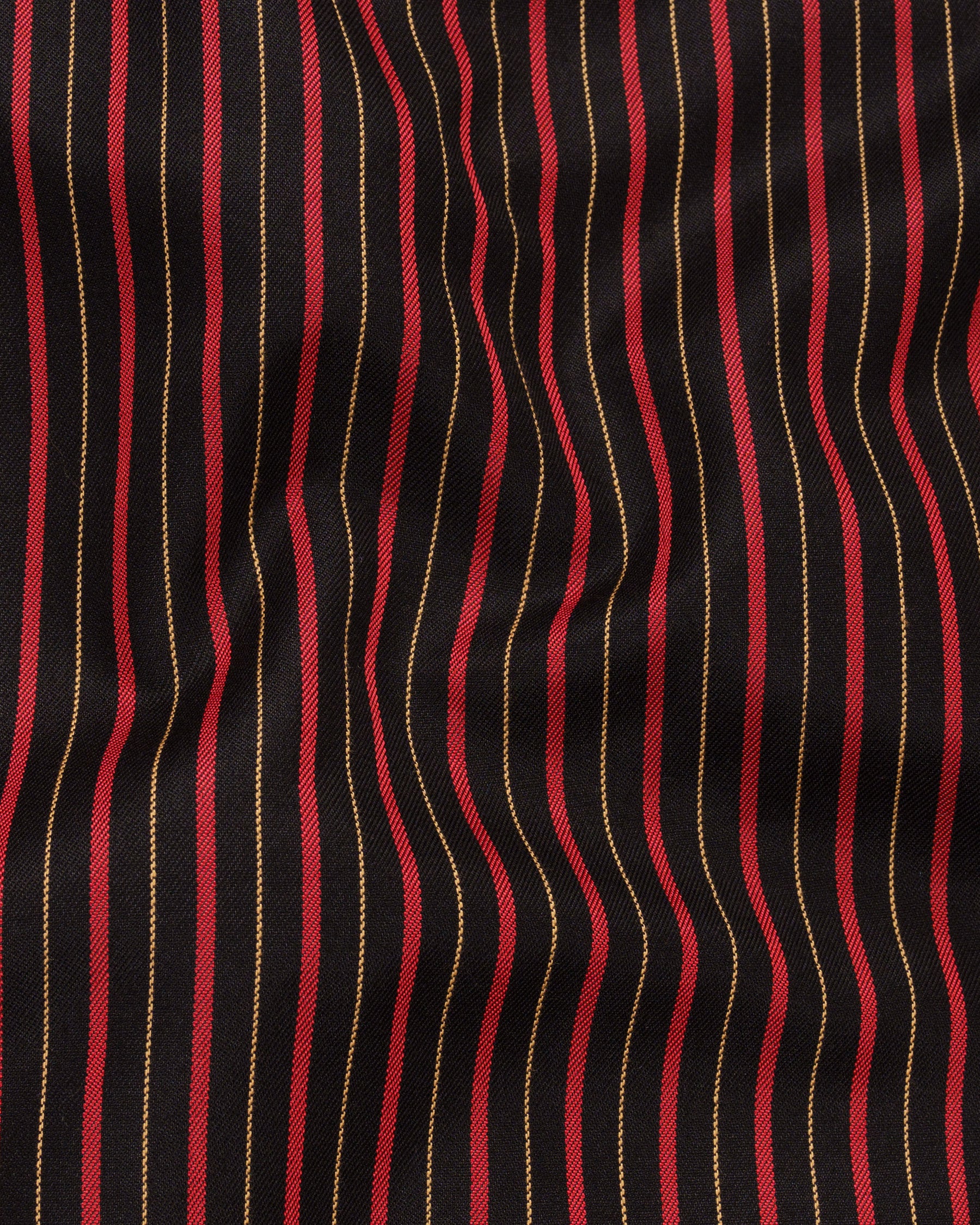 Jade Black Striped Wool Rich Waistcoat V1584-36, V1584-38, V1584-40, V1584-42, V1584-44, V1584-46, V1584-48, V1584-50, V1584-52, V1584-54, V1584-56, V1584-58, V1584-60