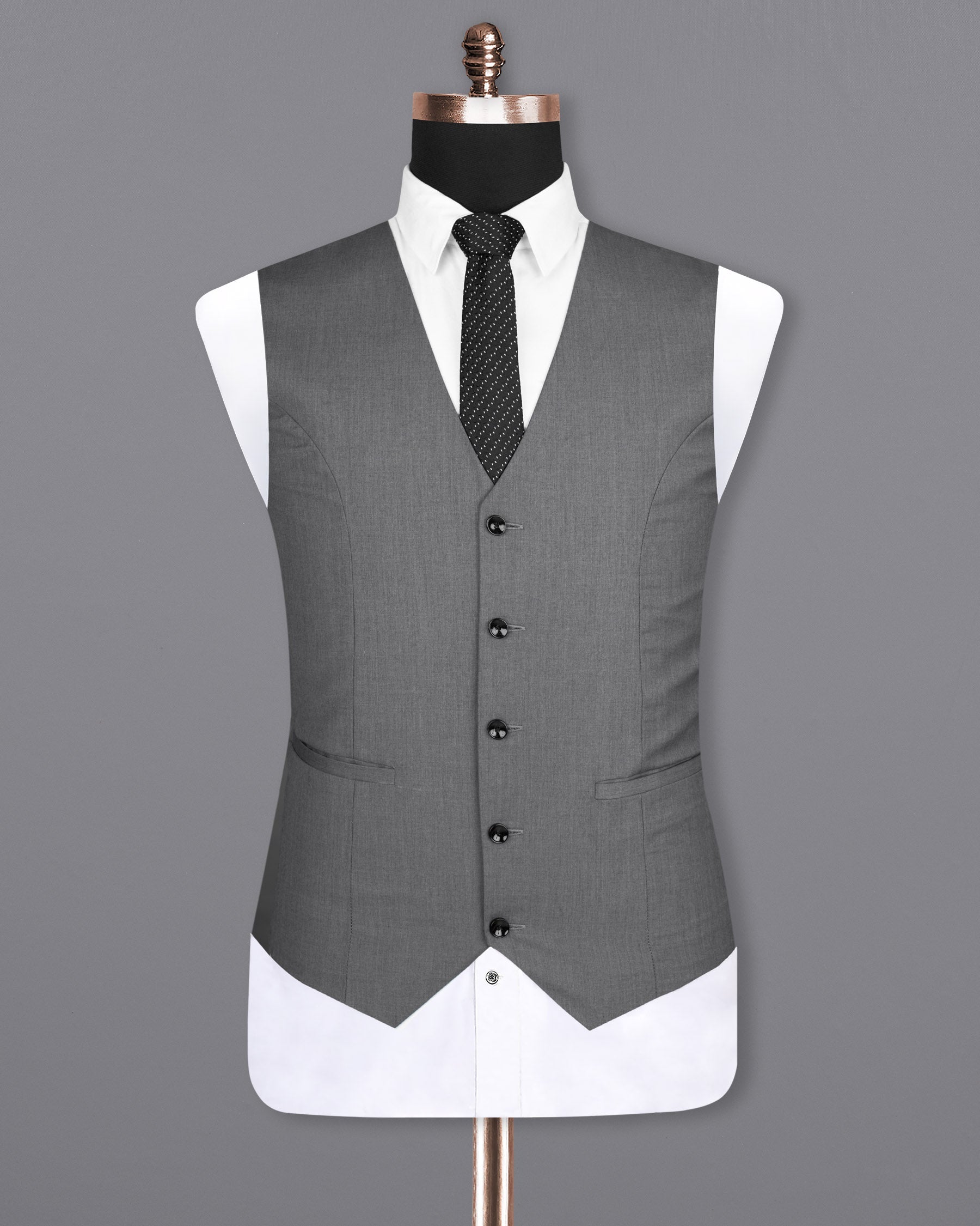 Storm Dust Grey Woolrich Waistcoat V1631-36, V1631-38, V1631-40, V1631-42, V1631-44, V1631-46, V1631-48, V1631-50, V1631-52, V1631-54, V1631-56, V1631-58, V1631-60