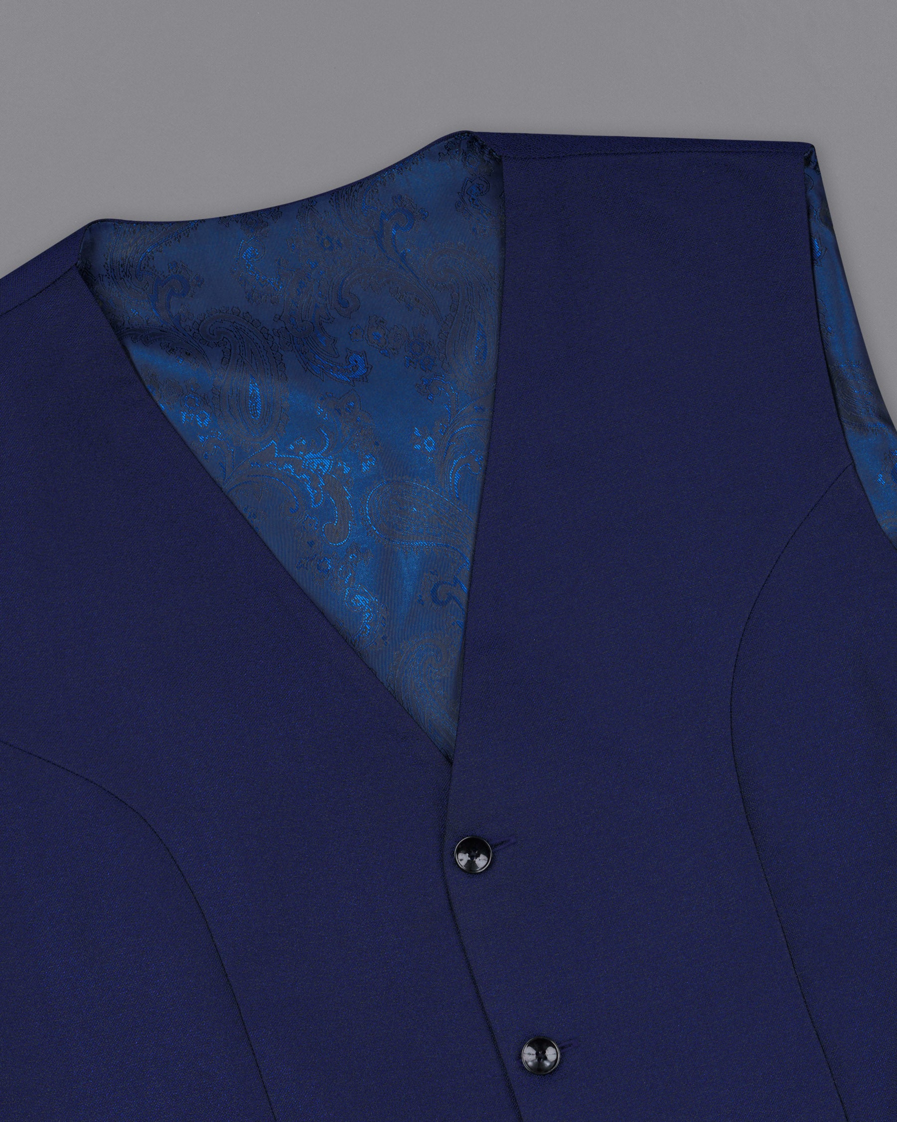 Cloud Burst Blue Textured Waistcoat V1684-36, V1684-38, V1684-40, V1684-42, V1684-44, V1684-46, V1684-48, V1684-50, V1684-52, V1684-54, V1684-56, V1684-58, V1684-60