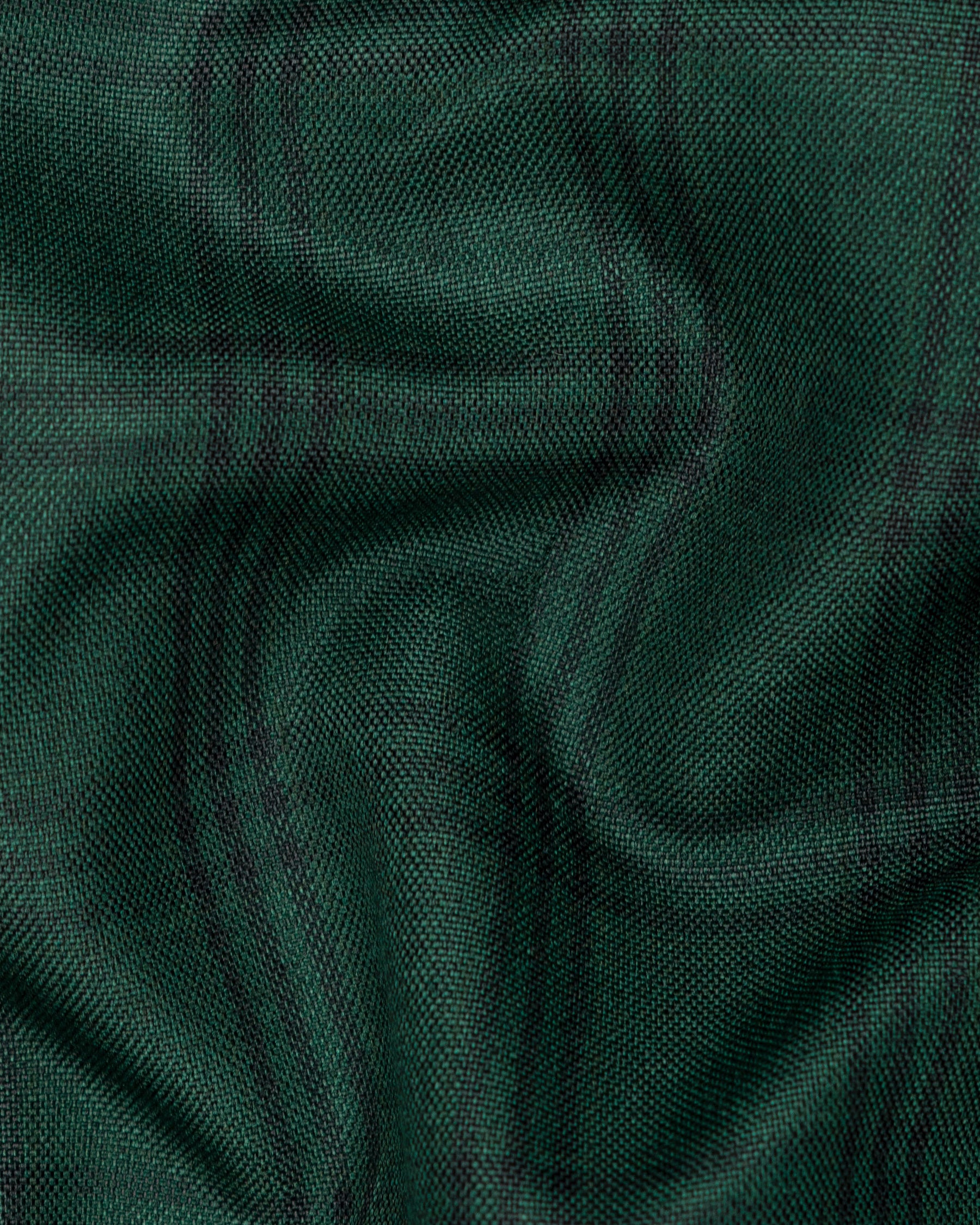 Phthalo Green Windowpane Waistcoat