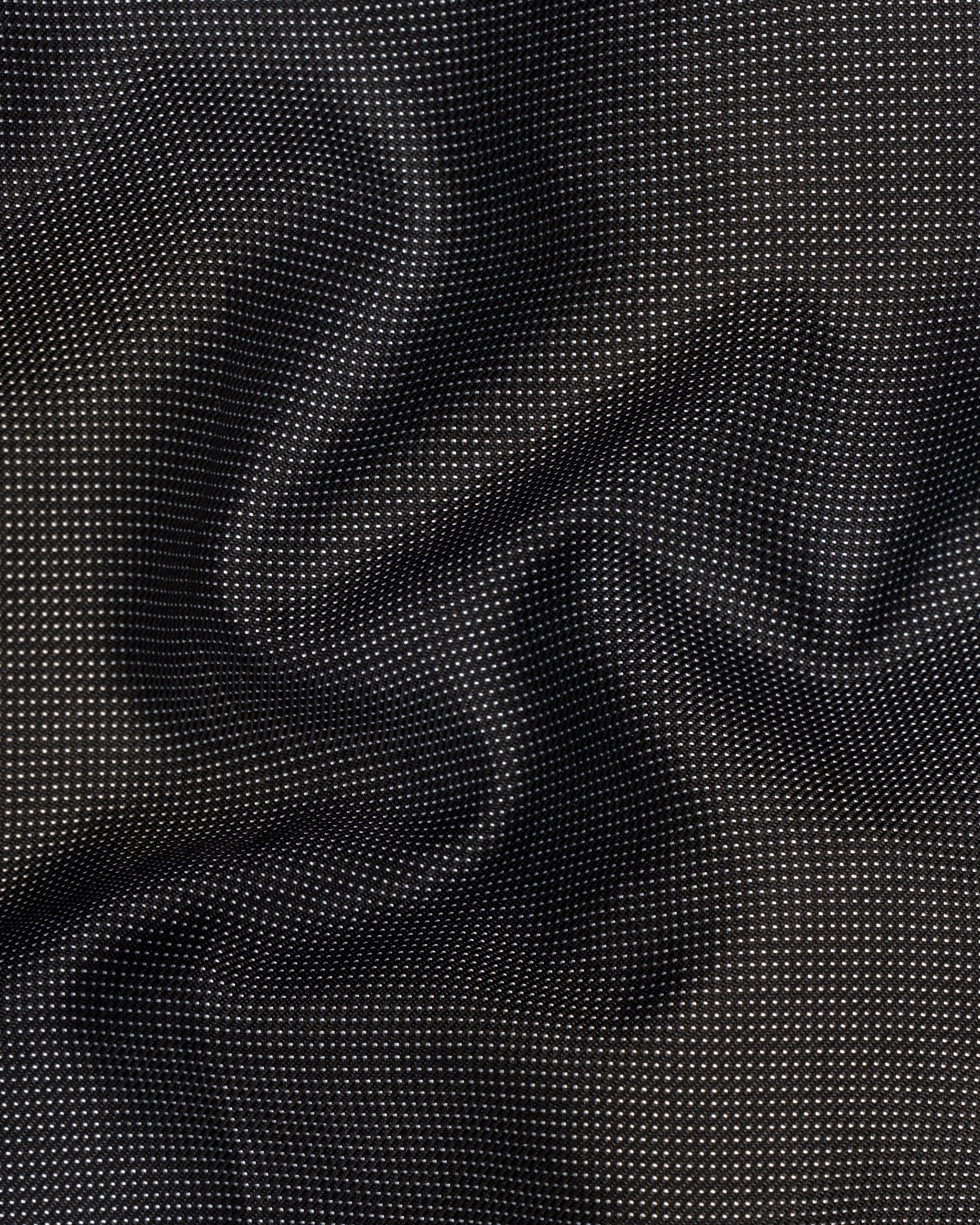 Dark Grey Dots Textured Waistcoat