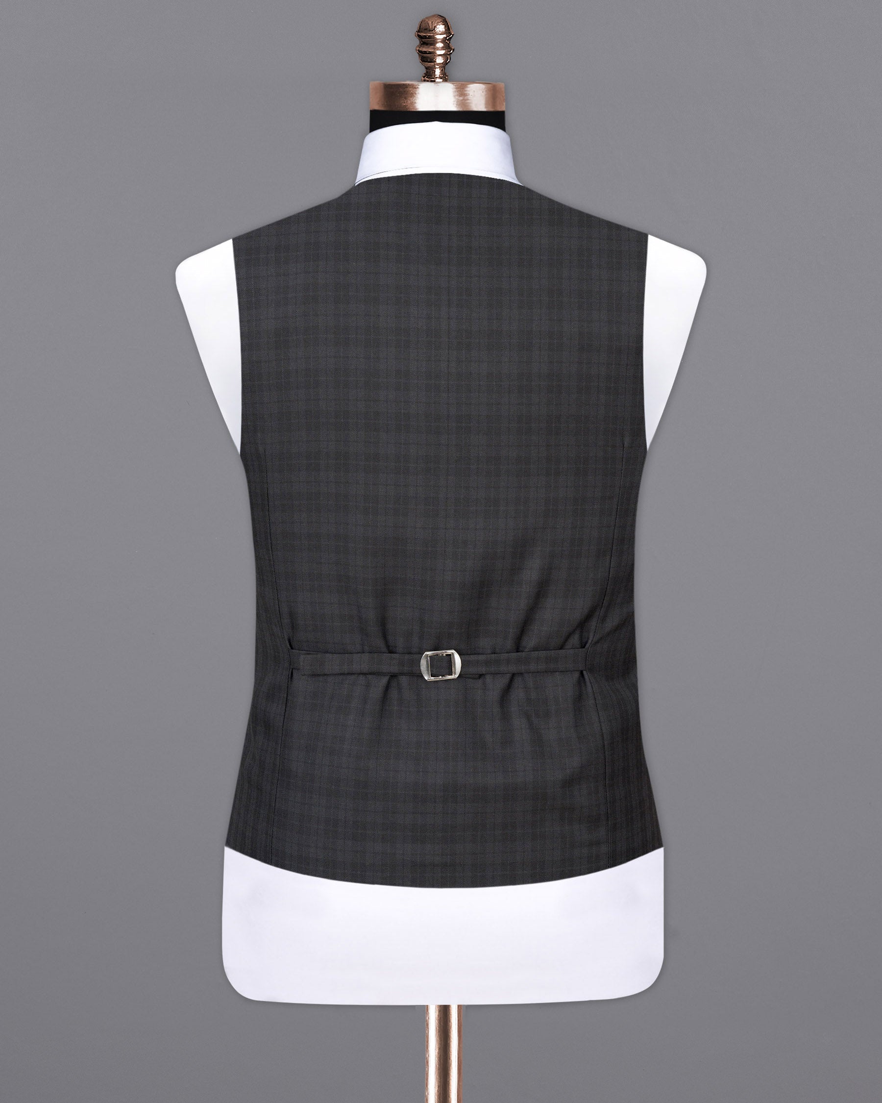 Mine Shaft Gray Plaid Waistcoat V1758-36, V1758-38, V1758-40, V1758-42, V1758-44, V1758-46, V1758-48, V1758-50, V1758-52, V1758-54, V1758-56, V1758-58, V1758-60