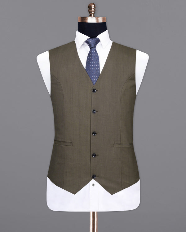 Mondo Brown Textured Waistcoat V2003-36, V2003-38, V2003-40, V2003-42, V2003-44, V2003-46, V2003-48, V2003-50, V2003-52, V2003-54, V2003-56, V2003-58, V2003-60