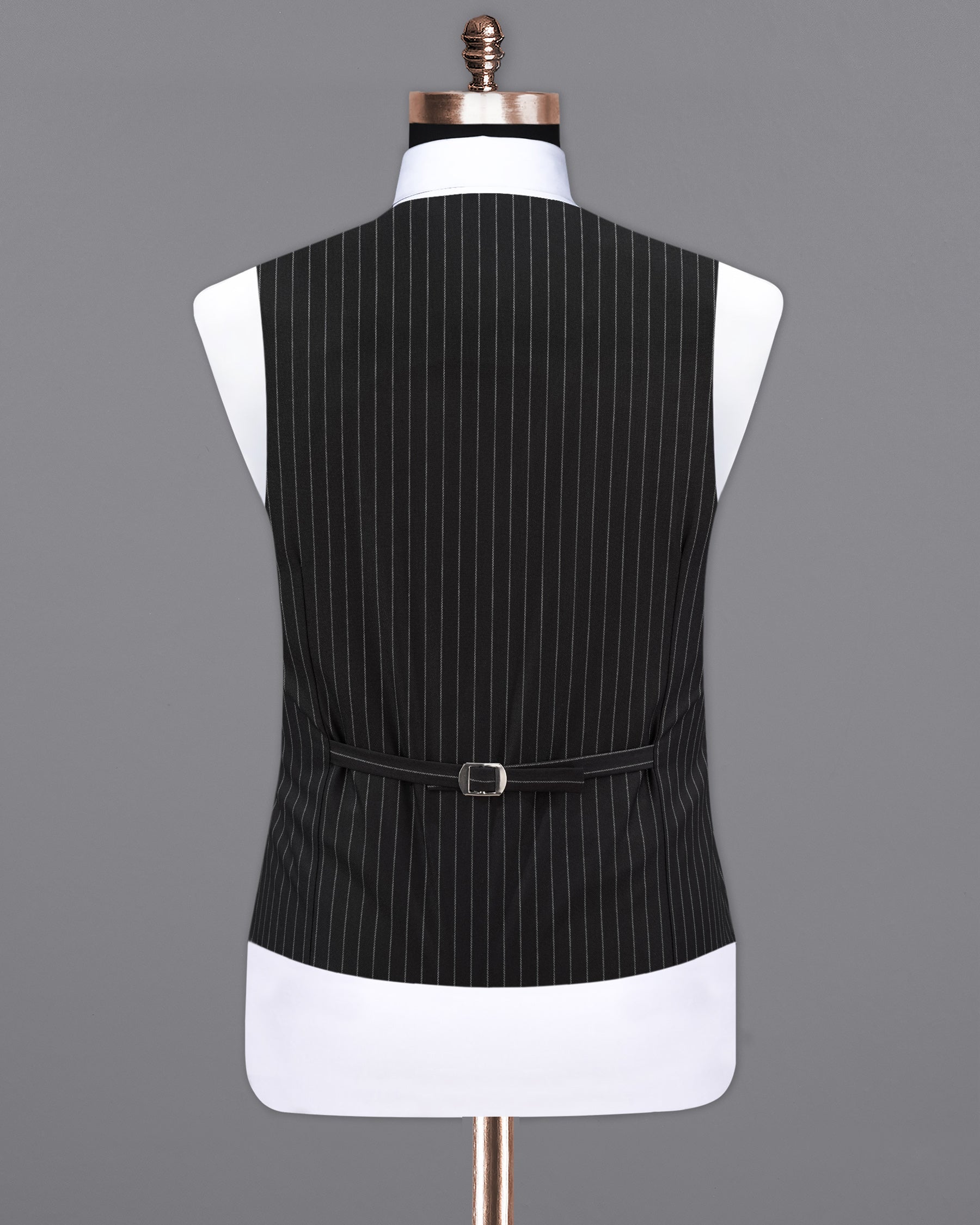 Jade Black Striped Waistcoat V2100-36, V2100-38, V2100-40, V2100-42, V2100-44, V2100-46, V2100-48, V2100-50, V2100-52, V2100-54, V2100-56, V2100-58, V2100-60