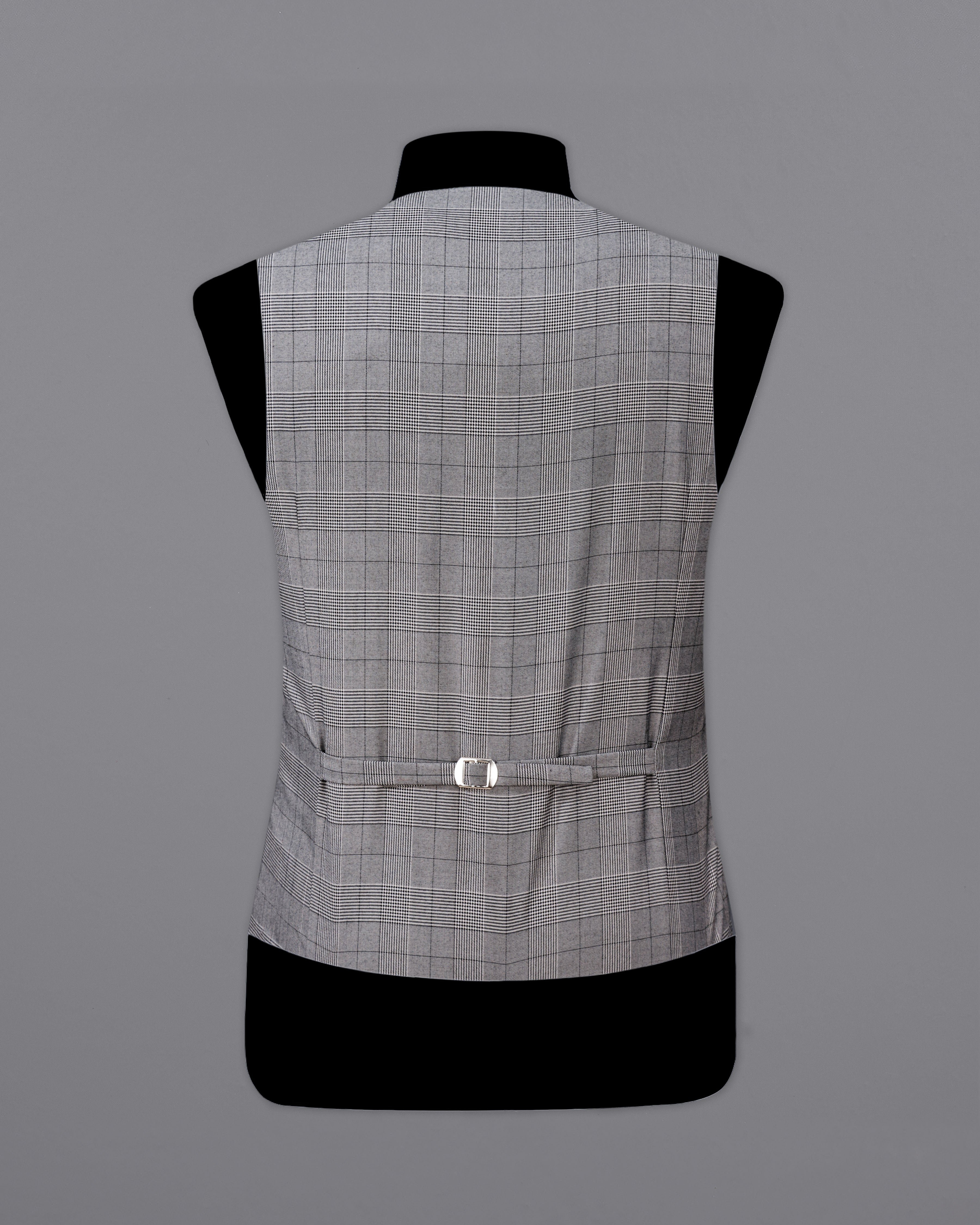 Storm Dust Gray Plaid Waistcoat V2267-36, V2267-38, V2267-40, V2267-42, V2267-44, V2267-46, V2267-48, V2267-50, V2267-52, V2267-54, V2267-56, V2267-58, V2267-60