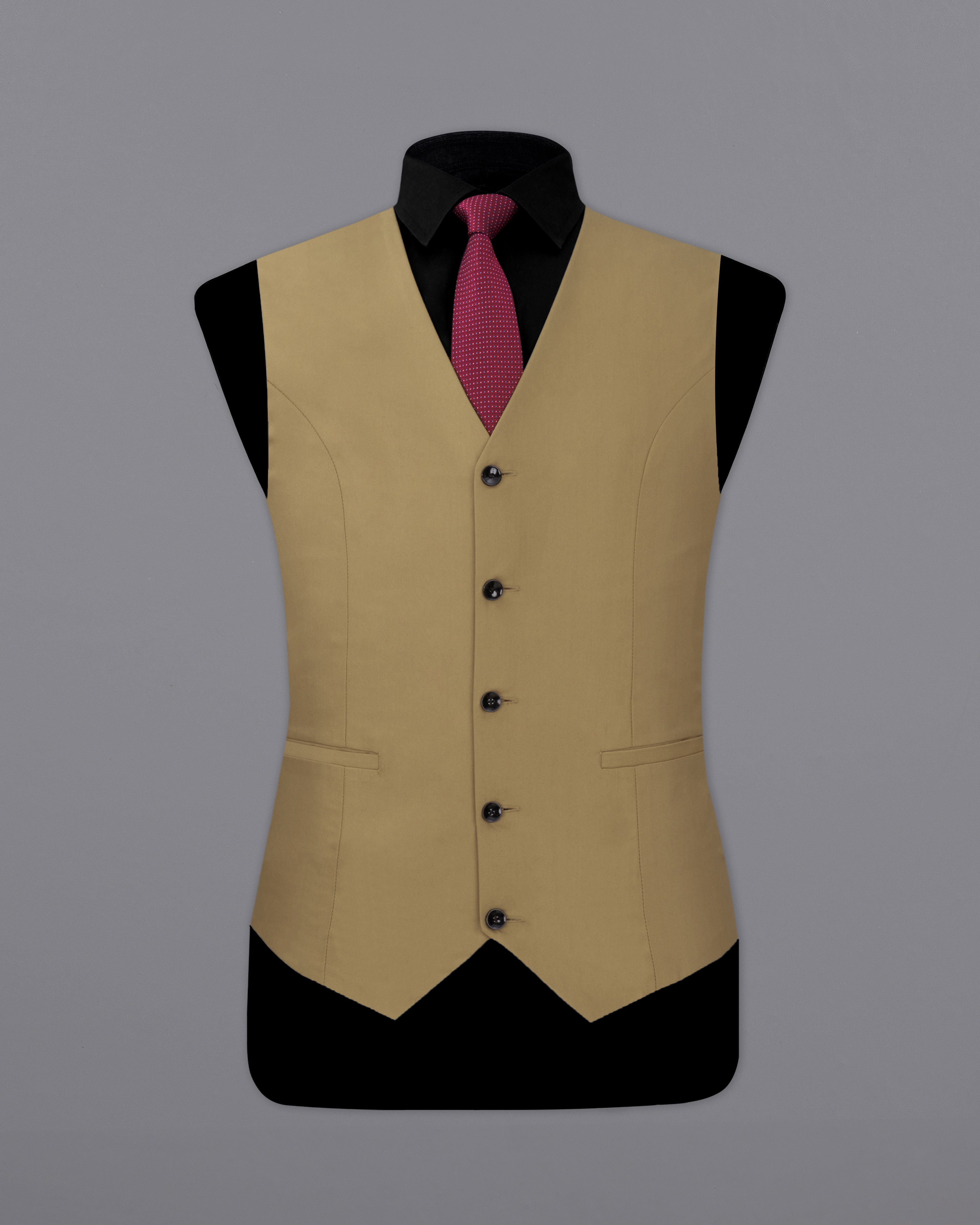Clay Creek Brown Solid  Waistcoat V2330-36, V2330-38, V2330-40, V2330-42, V2330-44, V2330-46, V2330-48, V2330-50, V2330-52, V2330-54, V2330-56, V2330-58, V2330-60