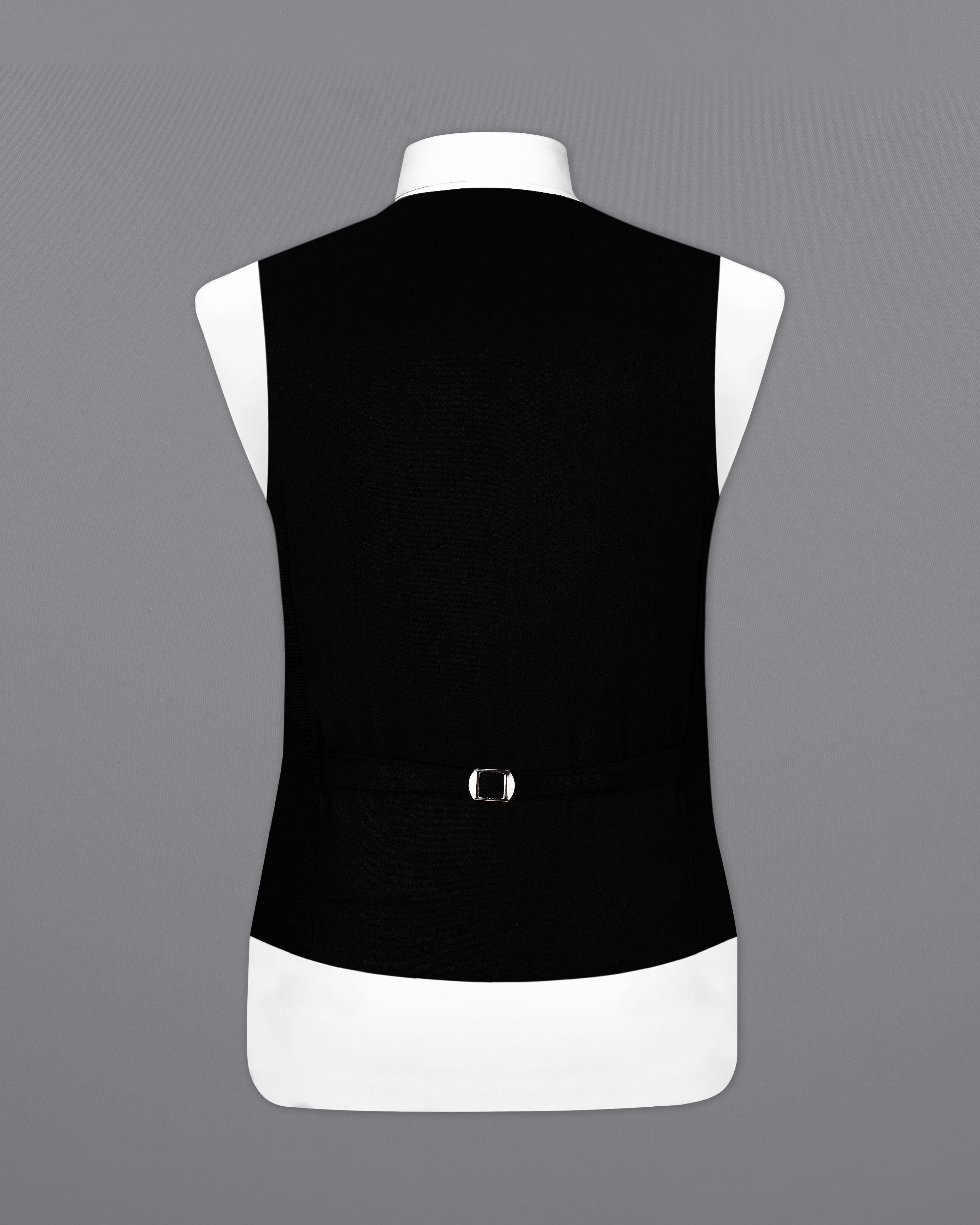 Jade Black Textured Waistcoat V2485-36, V2485-38, V2485-40, V2485-42, V2485-44, V2485-46, V2485-48, V2485-50, V2485-52, V2485-54, V2485-56, V2485-58, V2485-60