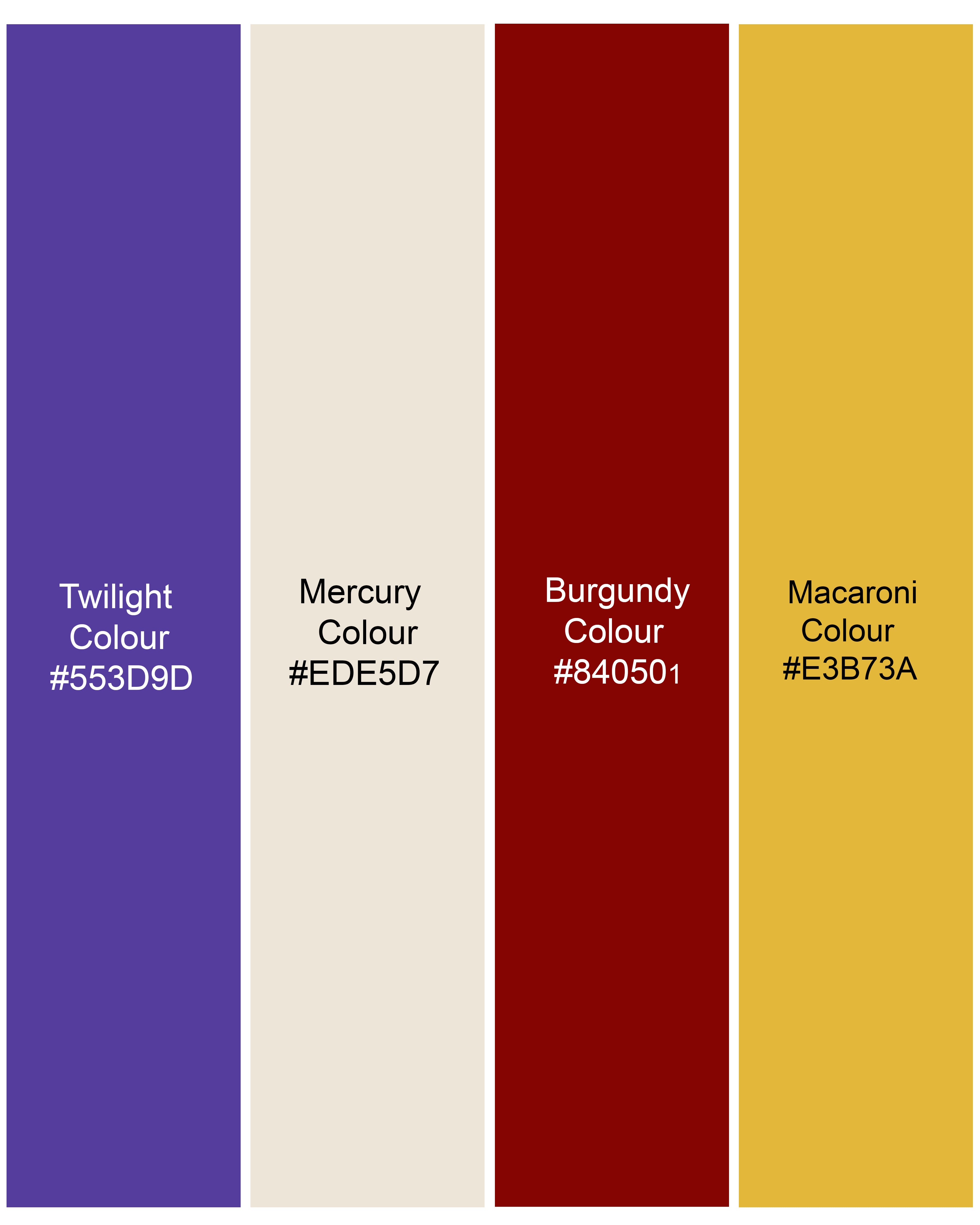 Mercury Brown Multicolour Ajrakh Printed Premium Cotton Shirt WS035-32, WS035-34, WS035-36, WS035-38, WS035-40, WS035-42