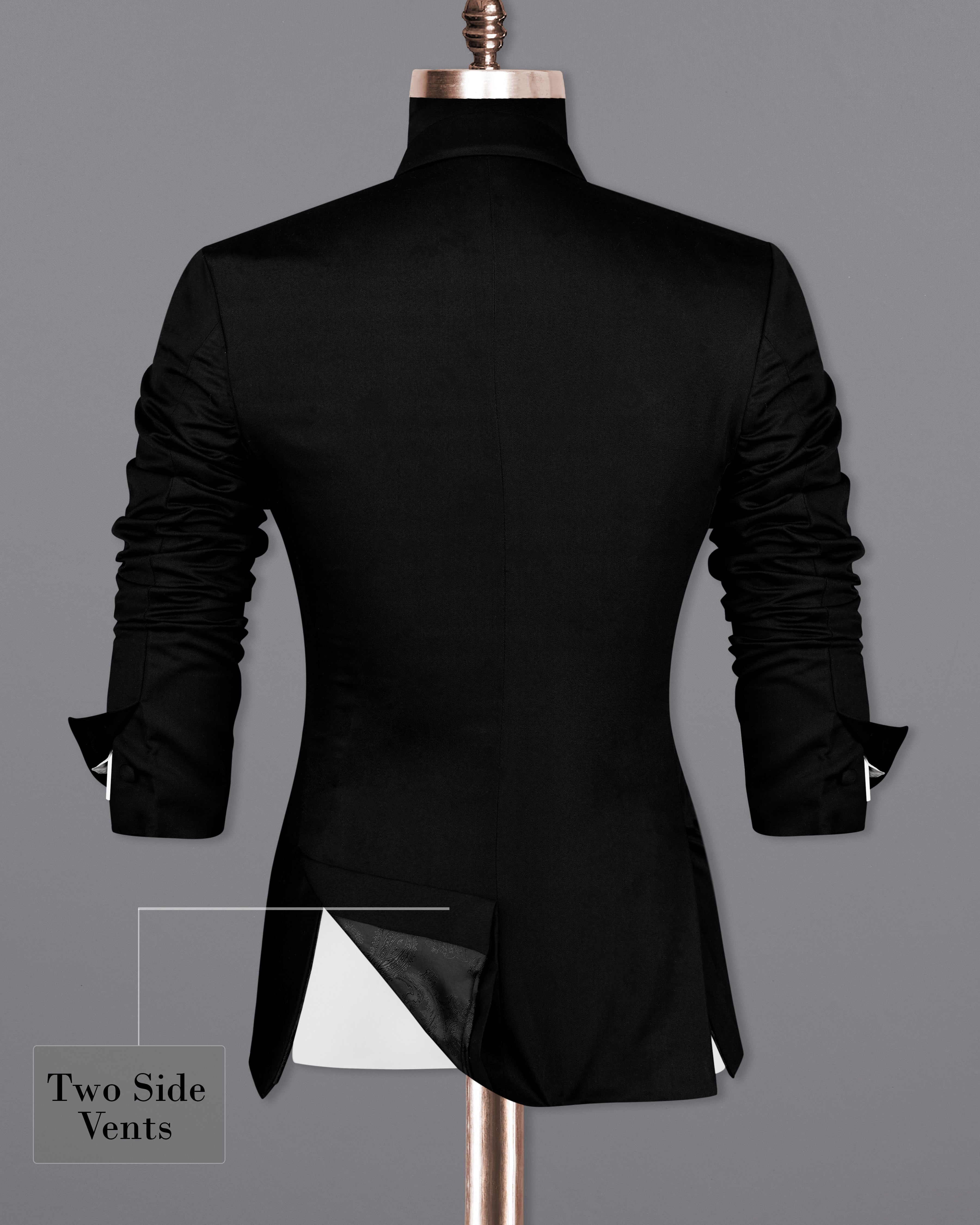 Jade Black Premium Cotton Women's Blazer WBL001-SB-FB-32, WBL001-SB-FB-34, WBL001-SB-FB-36, WBL001-SB-FB-38, WBL001-SB-FB-40, WBL001-SB-FB-42