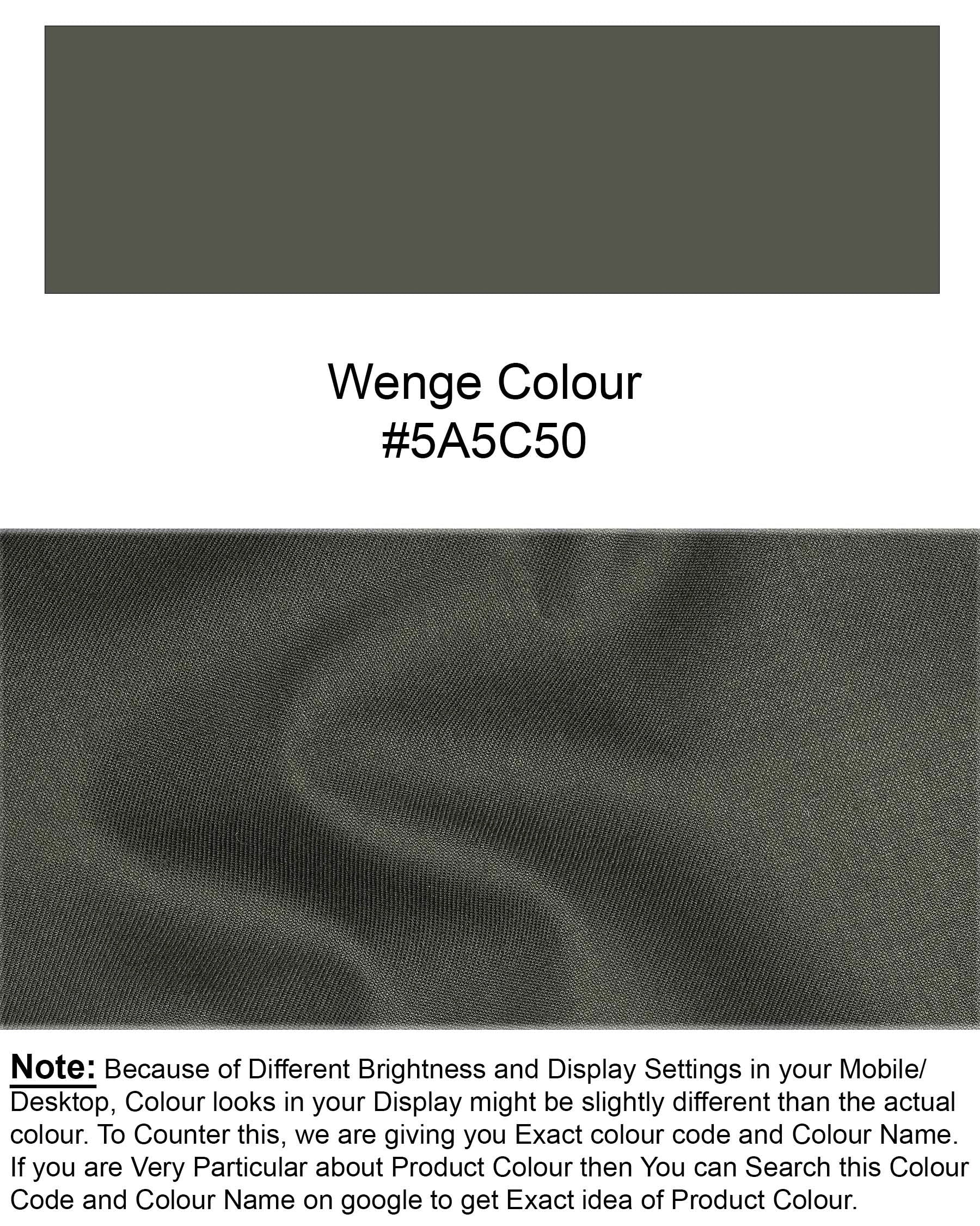 Wenge Green Nehru Jacket WC1859-36, WC1859-38, WC1859-40, WC1859-42, WC1859-44, WC1859-46, WC1859-48, WC1859-50, WC1859-52, WC1859-54, WC1859-56, WC1859-58, WC1859-60