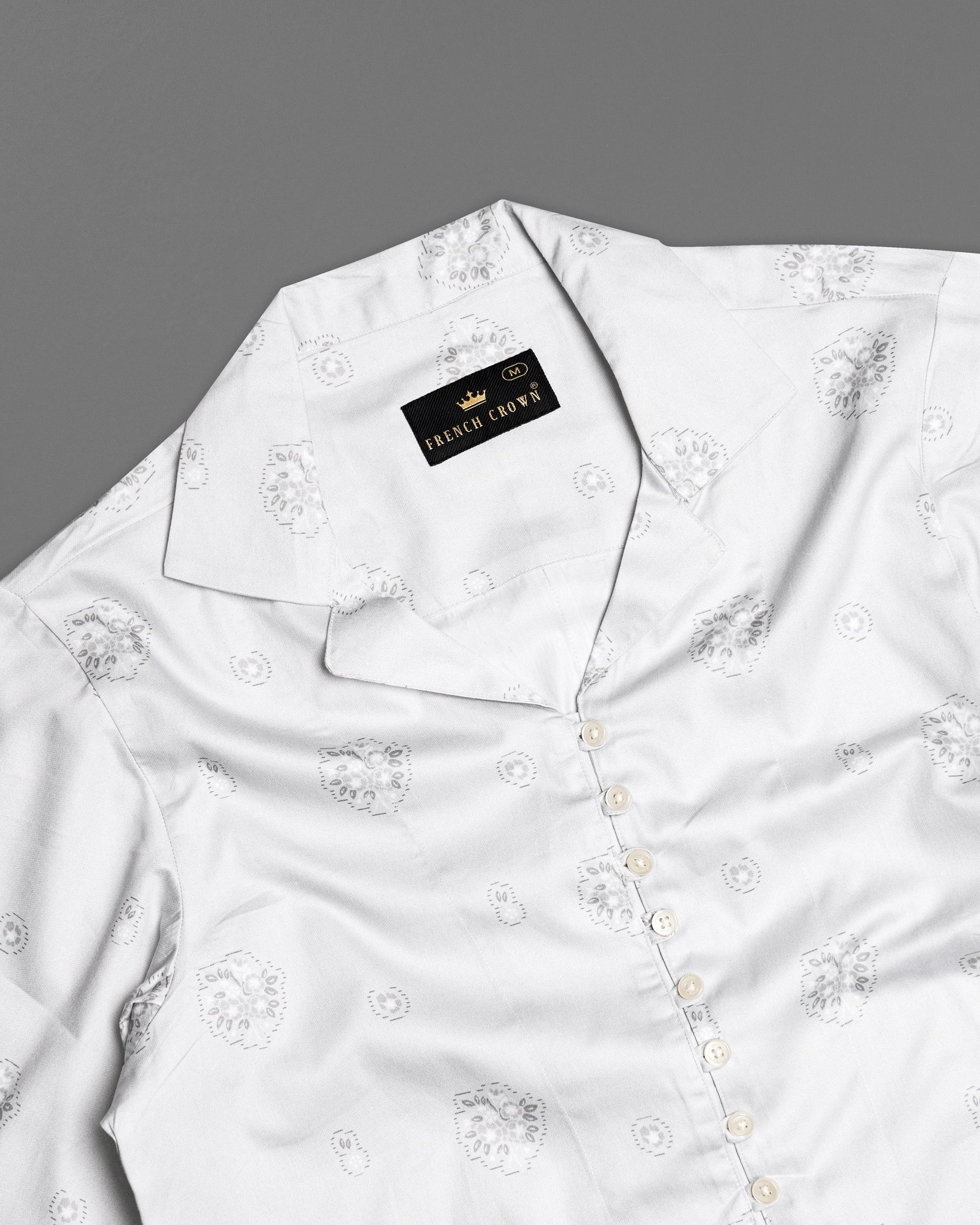 Timberwolf Gray with Printed Super Soft Premium Cotton Women’s Shirt WS066-32, WS066-34, WS066-36, WS066-38, WS066-40, WS066-42