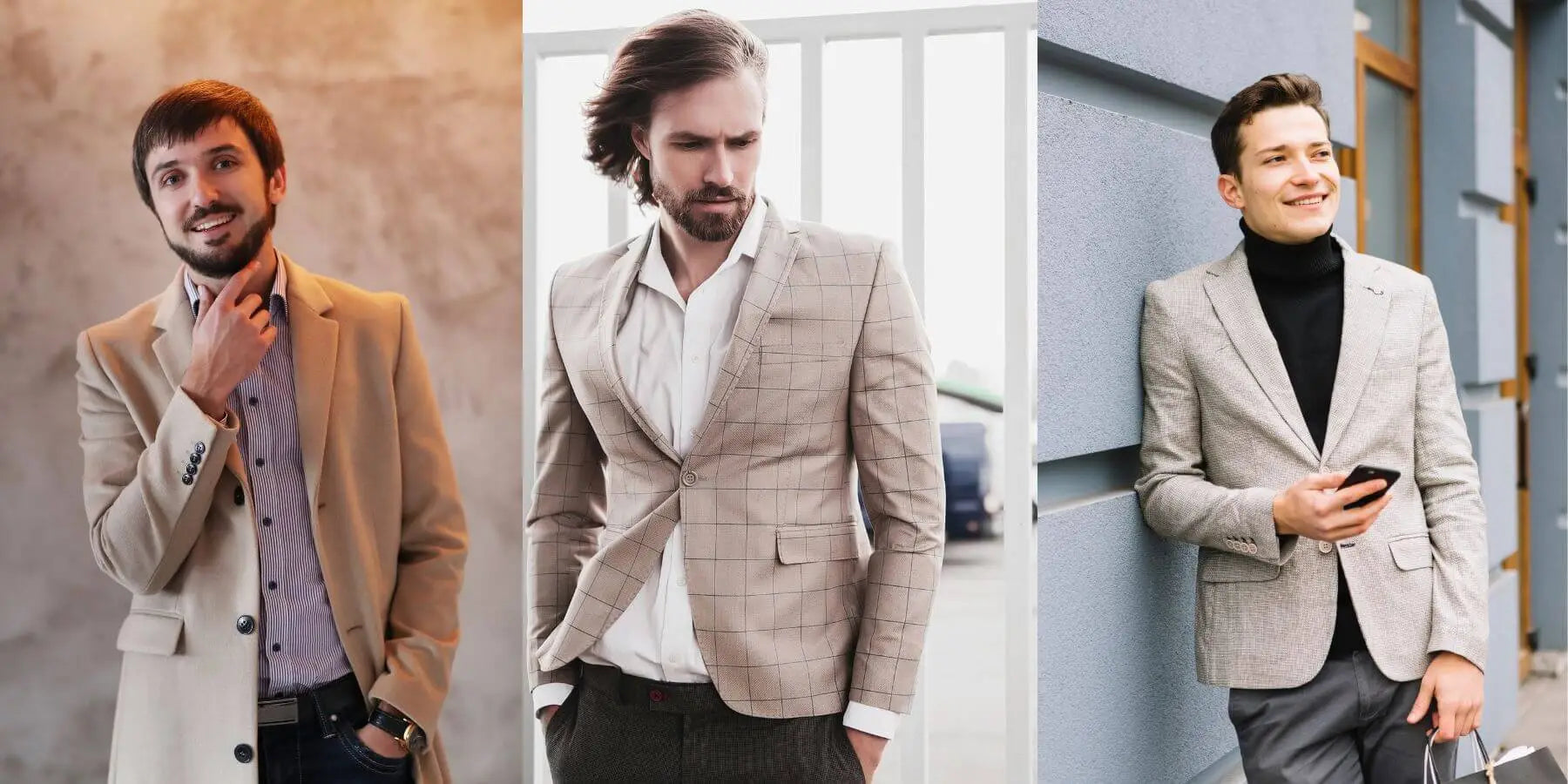 Cream Suit Combinations with a shirt and tie