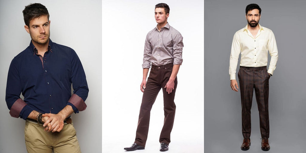 8 Brown pant matching shirt Combinations ideas for men 8 Brown pant matching shirt Combinations ideas for men
