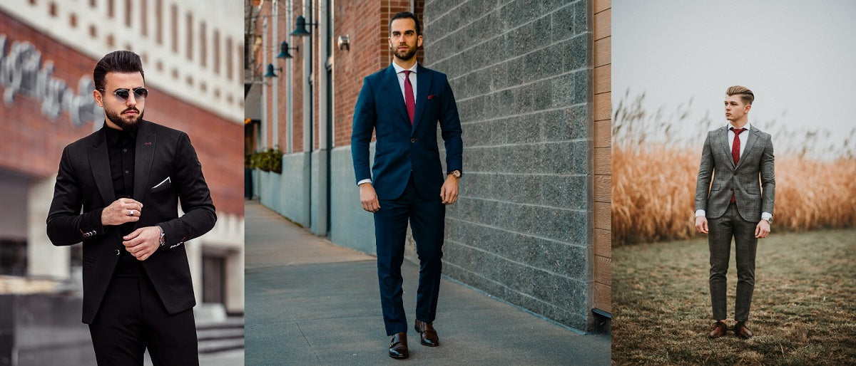 Select best suit color for men 