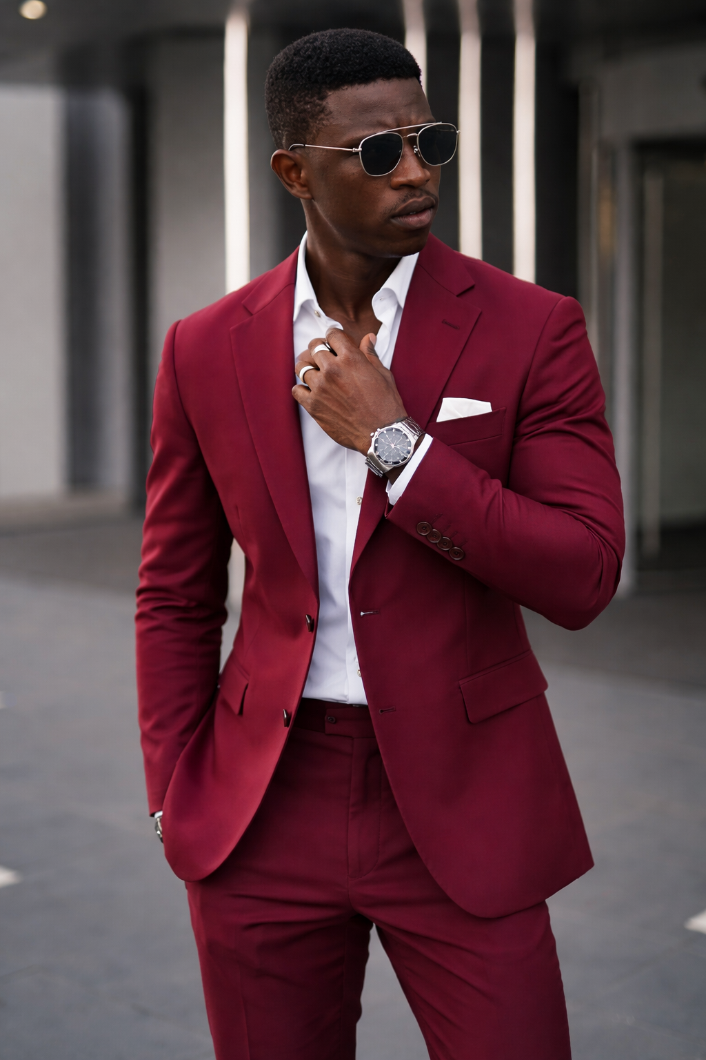 Red Blazers For Men