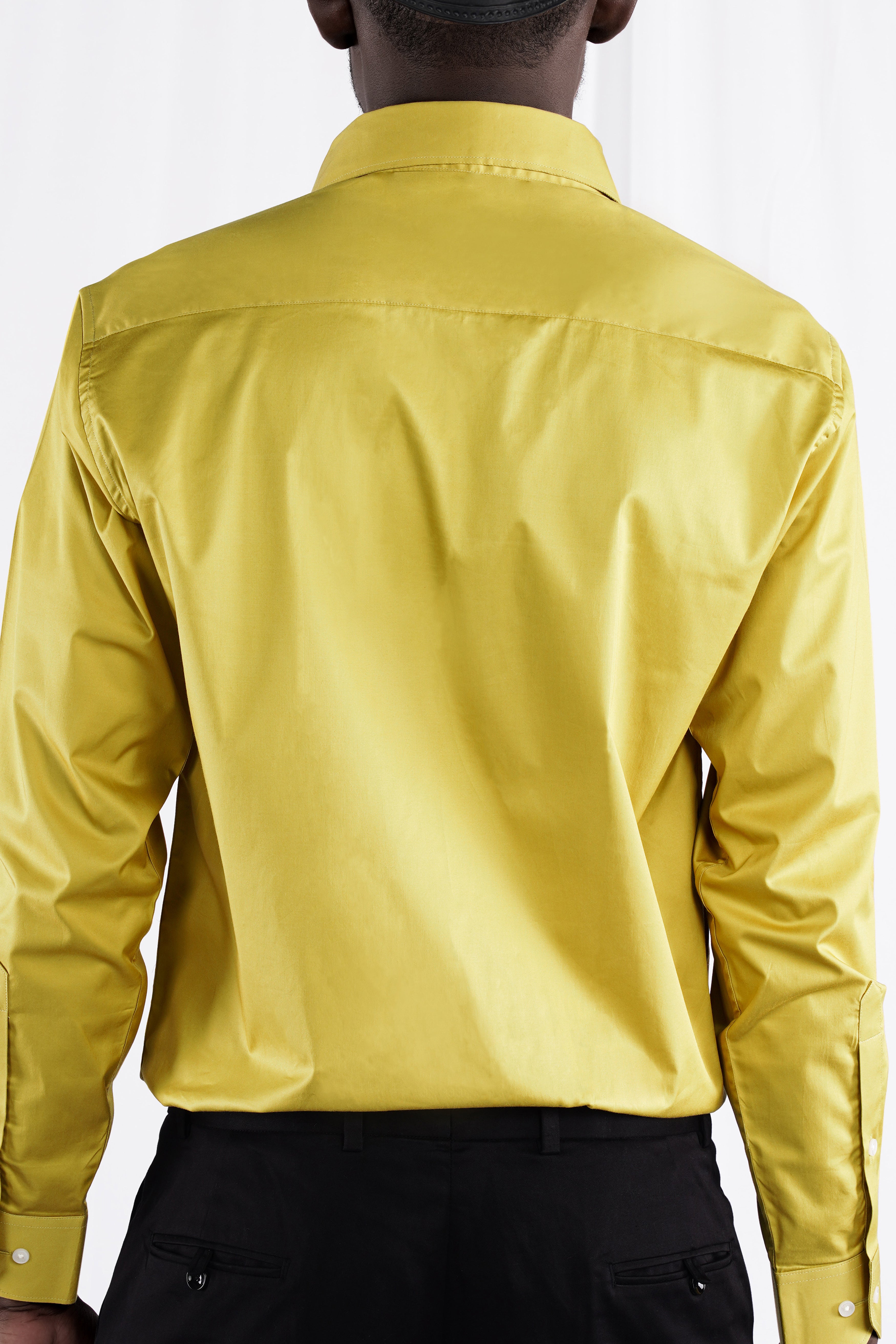 Turmeric Yellow Super Soft Premium Cotton Solid Shirt