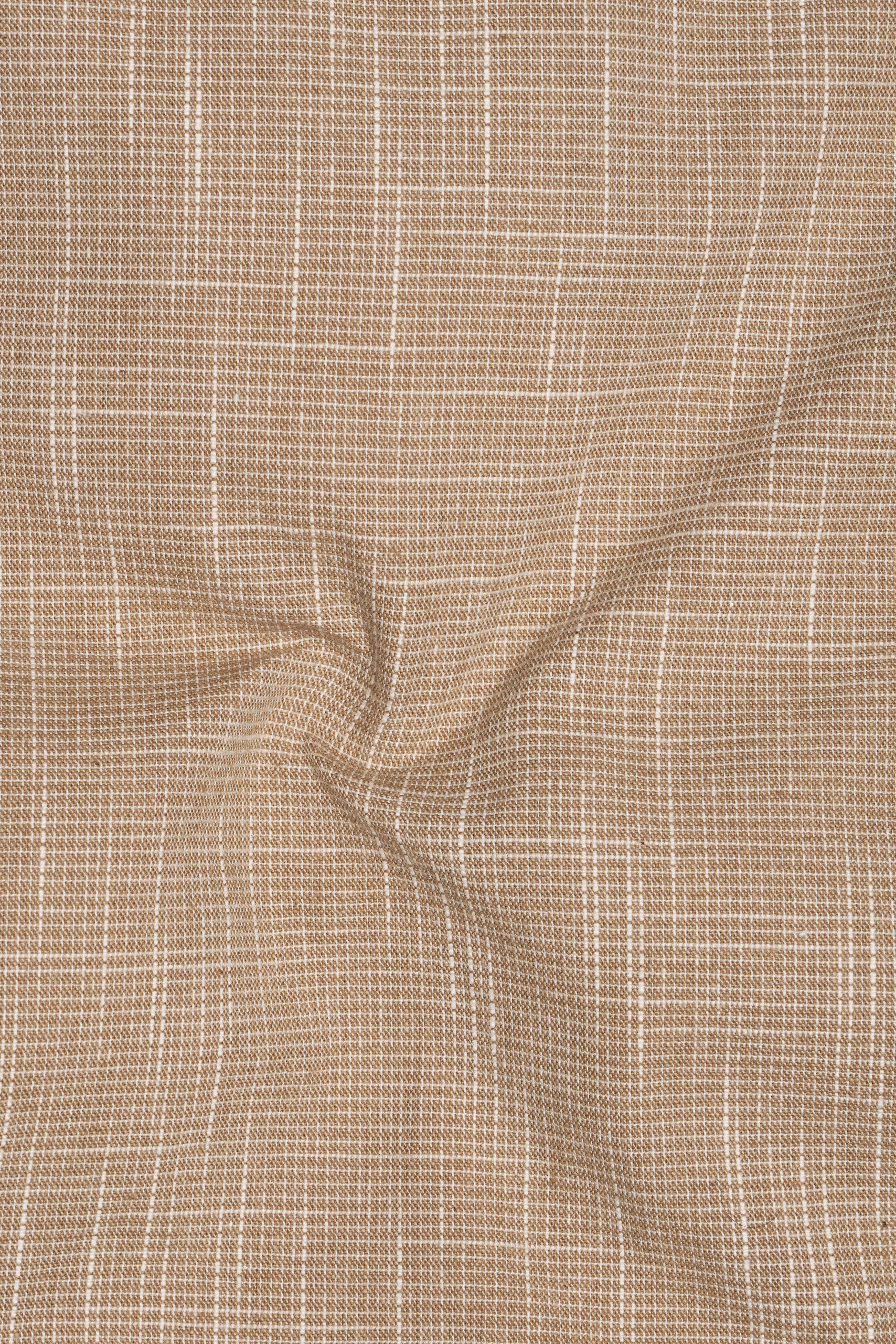 Cameo Brown Royal Oxford Designer Shirt