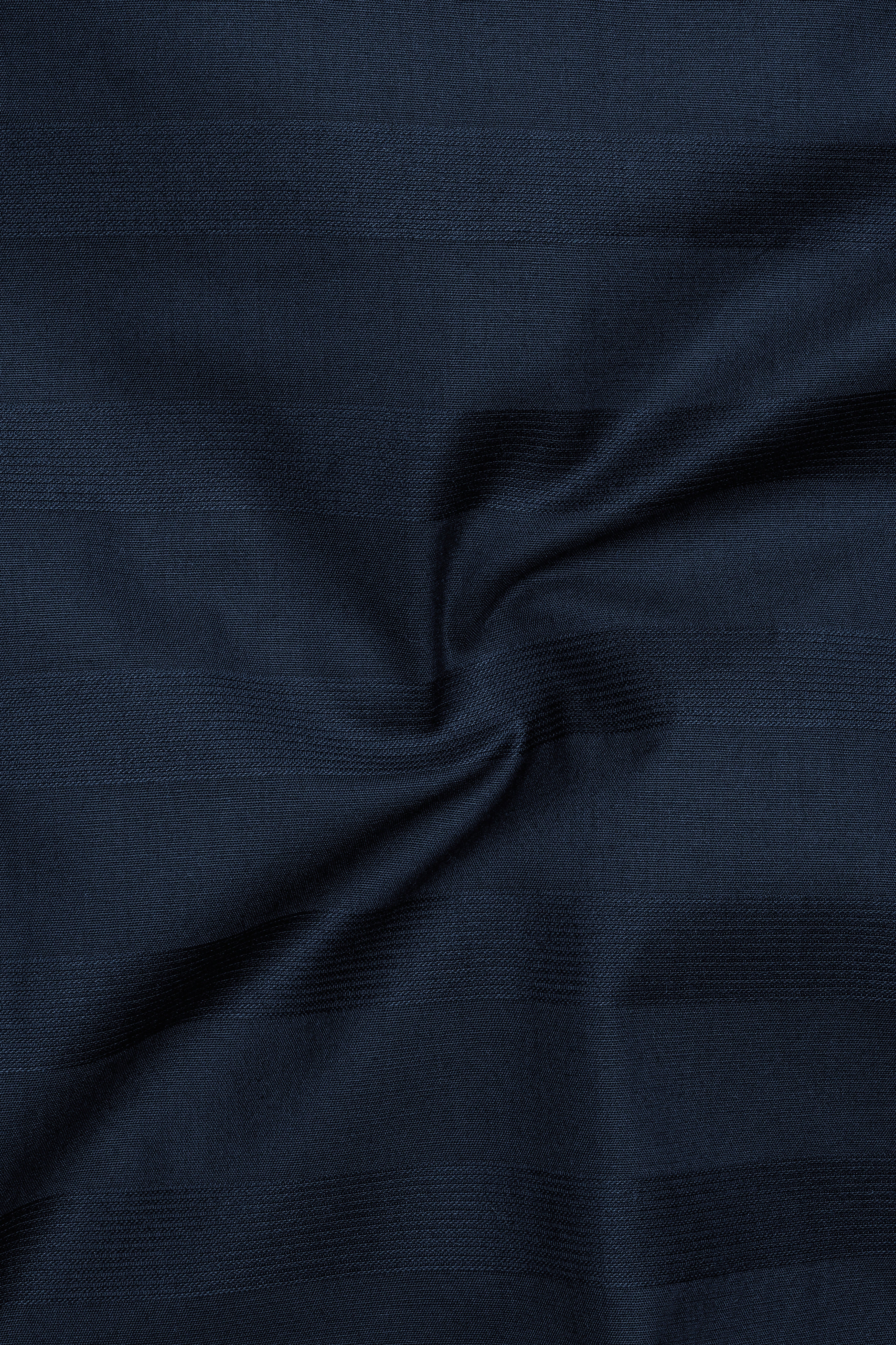 Ebony Clay Blue Dobby Textured Premium Giza Cotton Shirt