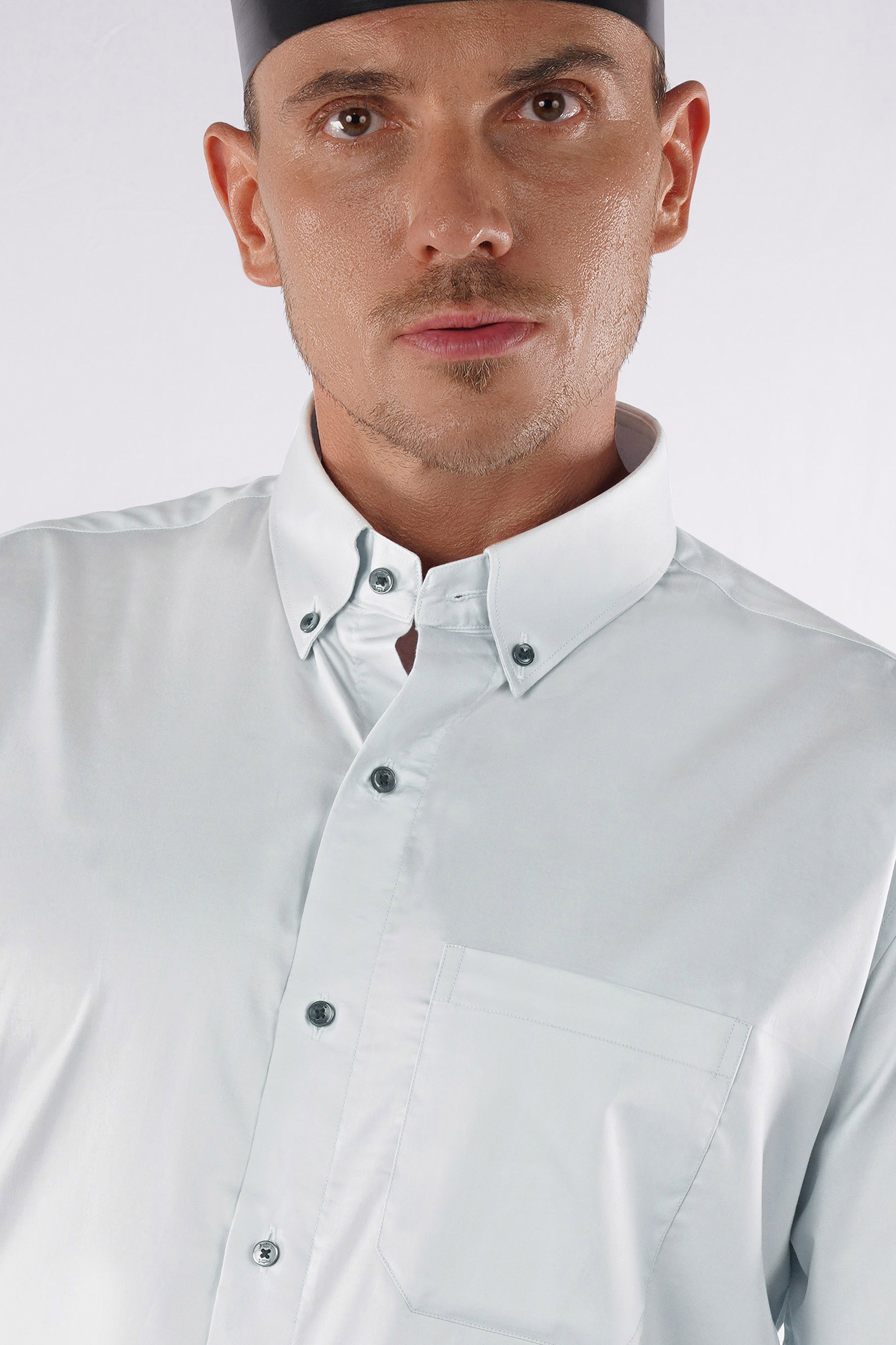 Periglacial Gray Super Soft Premium Cotton Solid Shirt