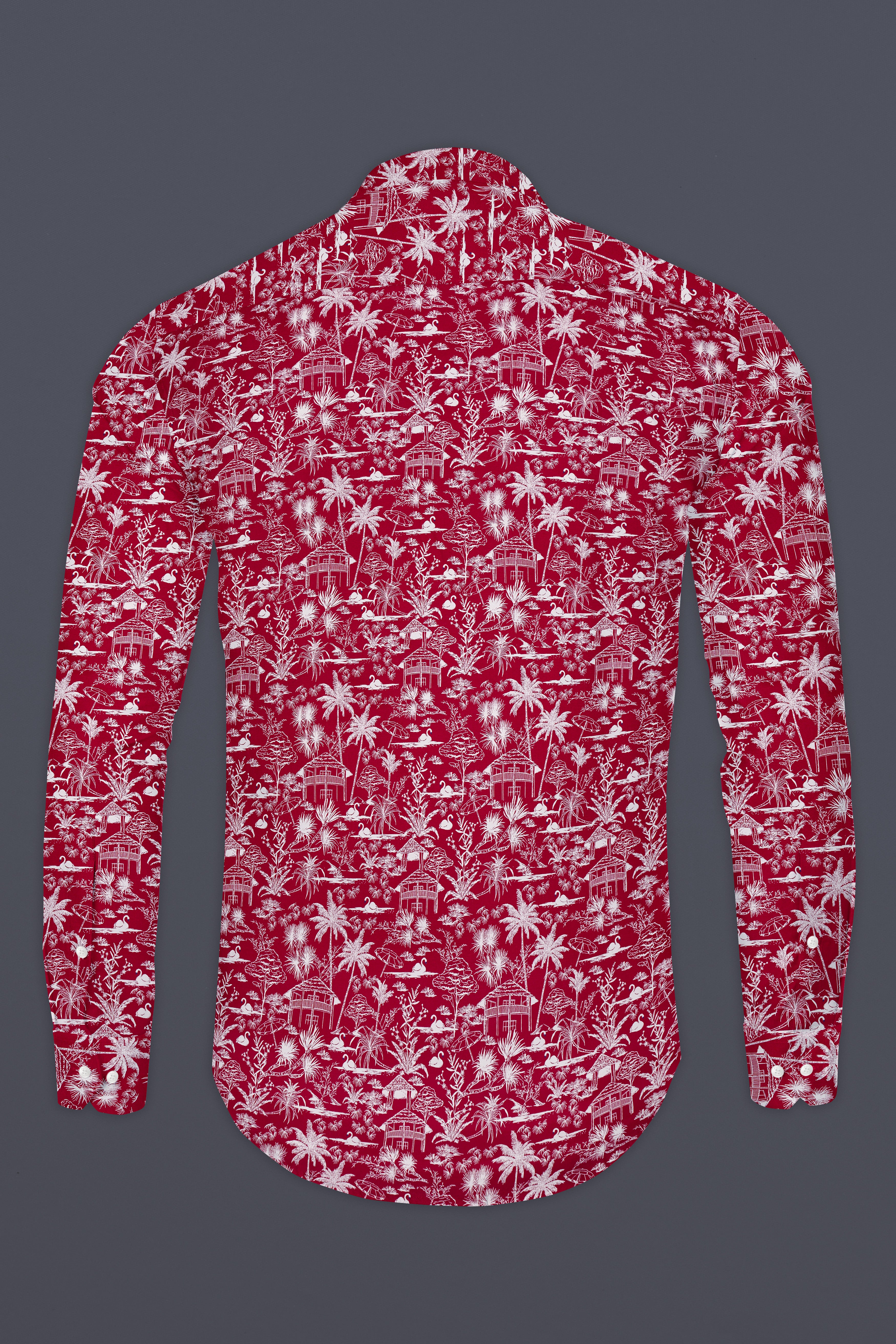 Reddish Printed Royal Oxford Shirt