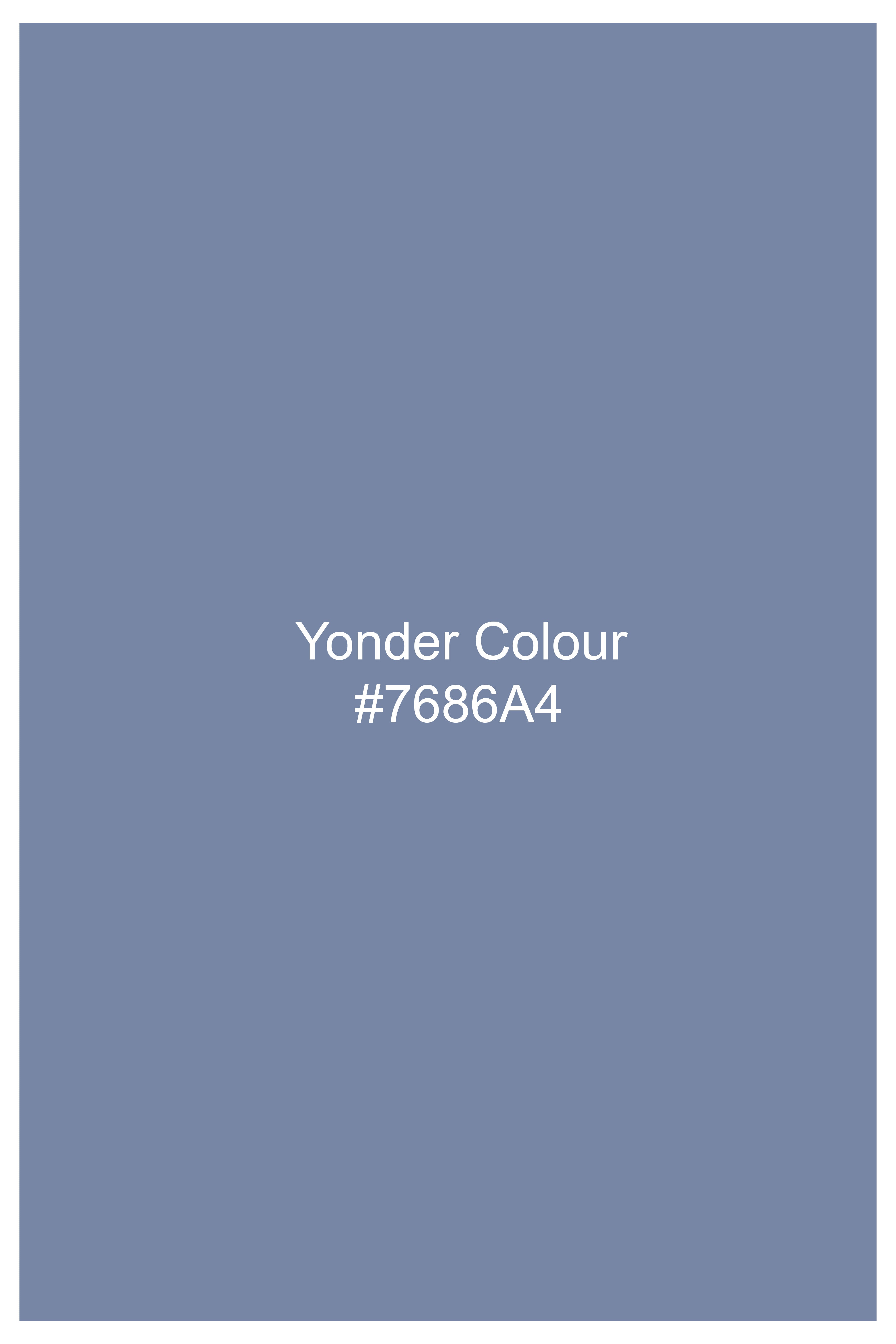 Yonder Blue Premium Giza Cotton Chambray Shirt