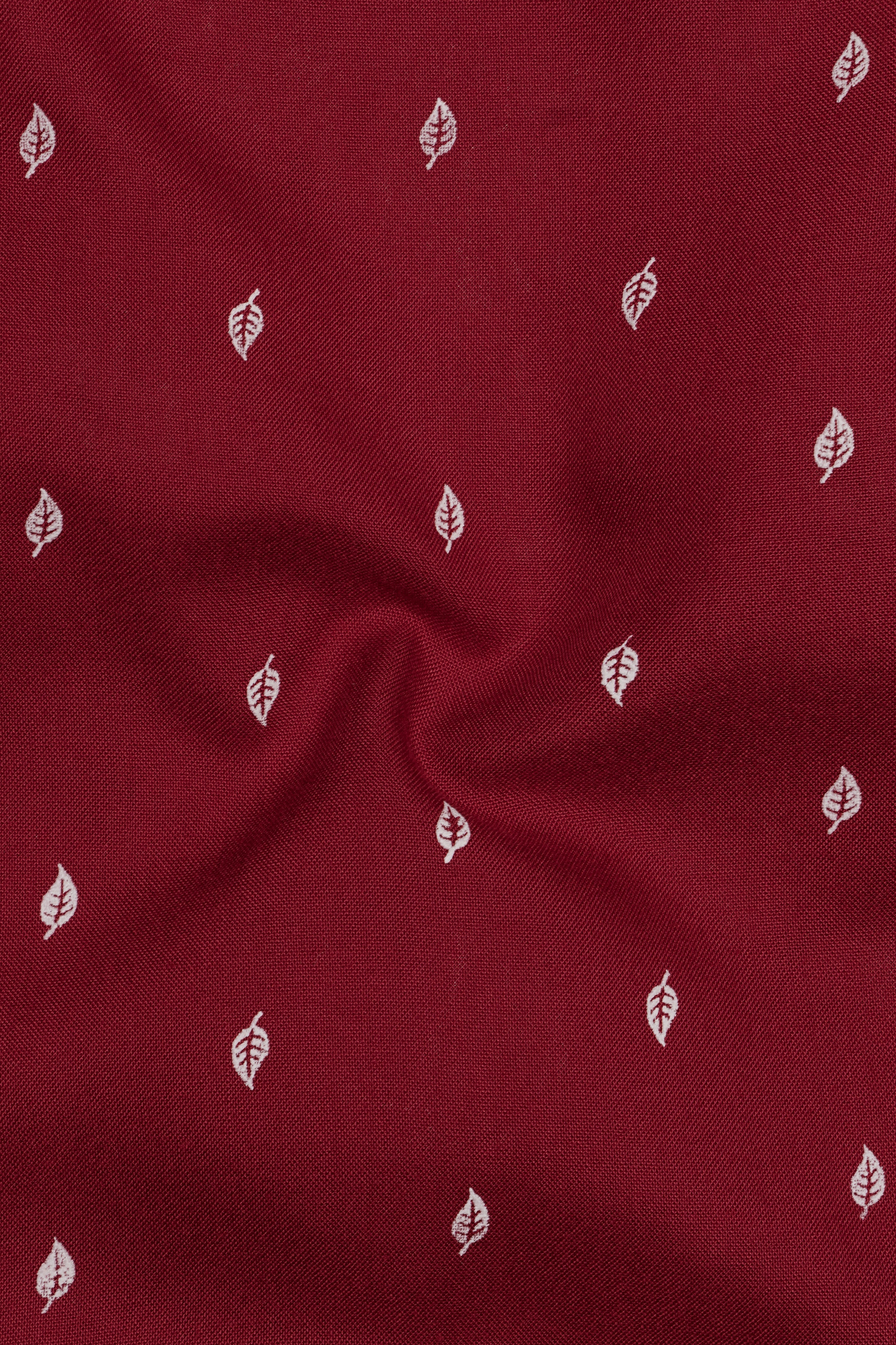 Cardinal Red and Black Premium Tencel Designer Shirt