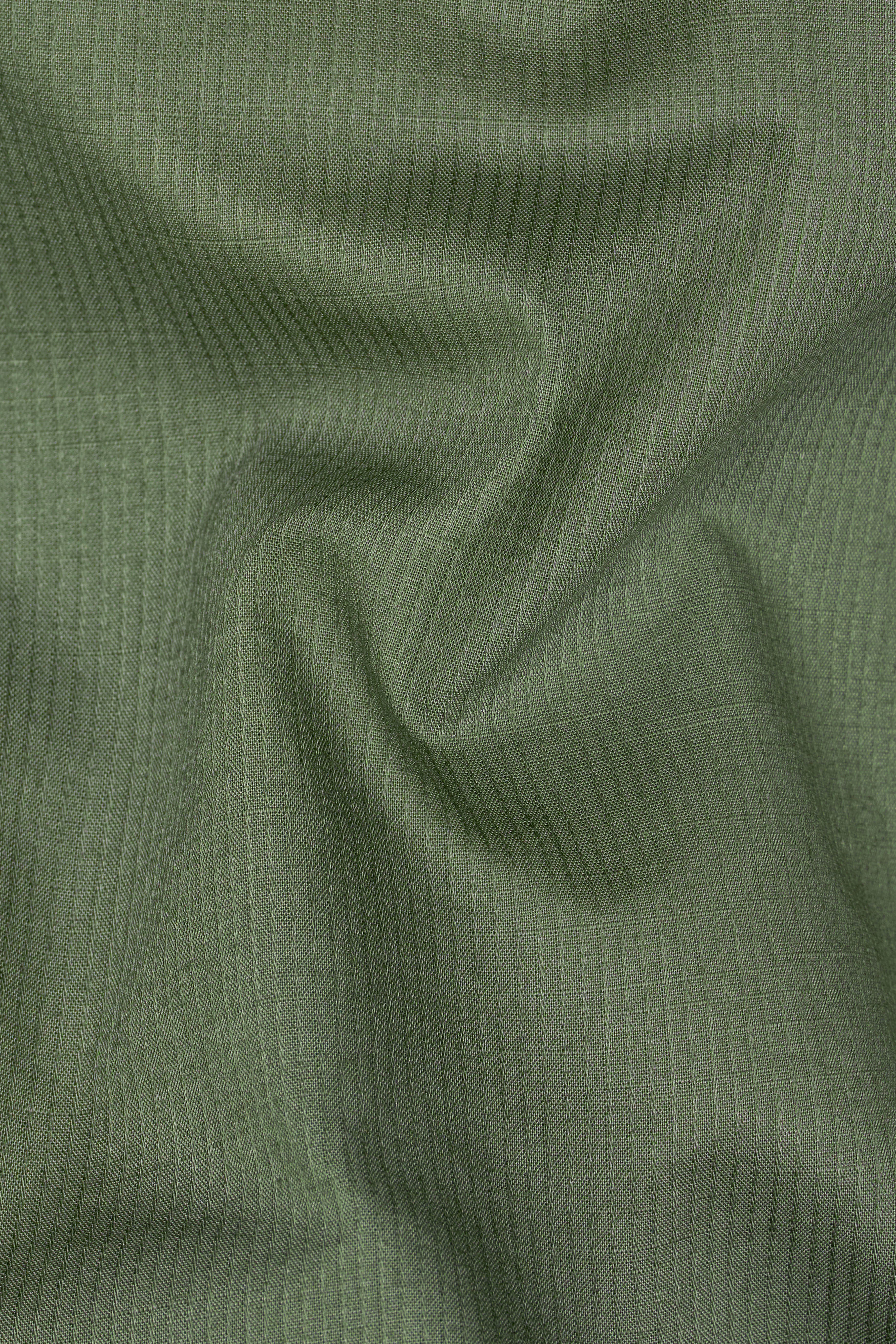 Cactus Green Dobby Textured Premium Giza Cotton Shirt