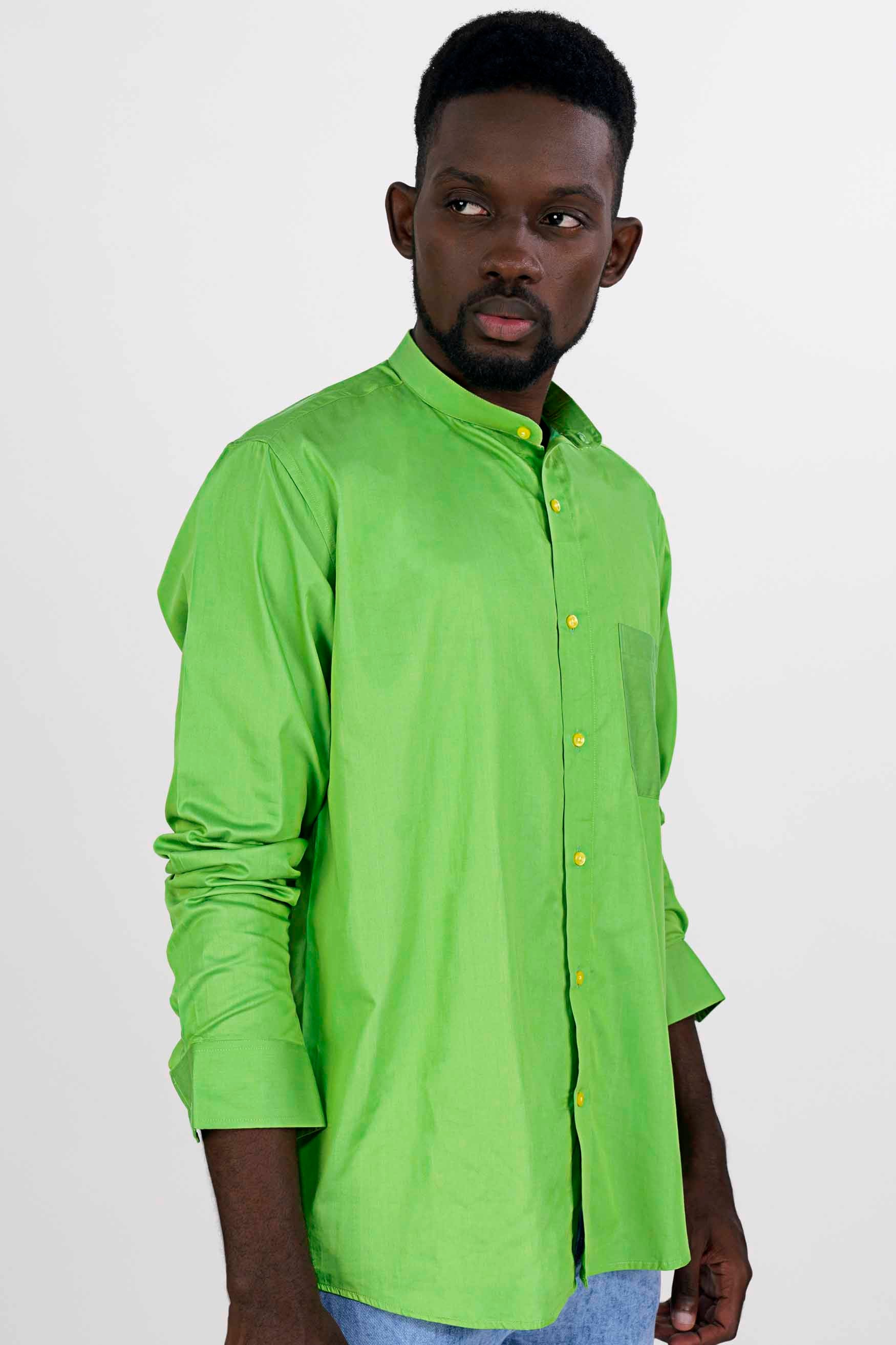 Frog Green Chambray Shirt