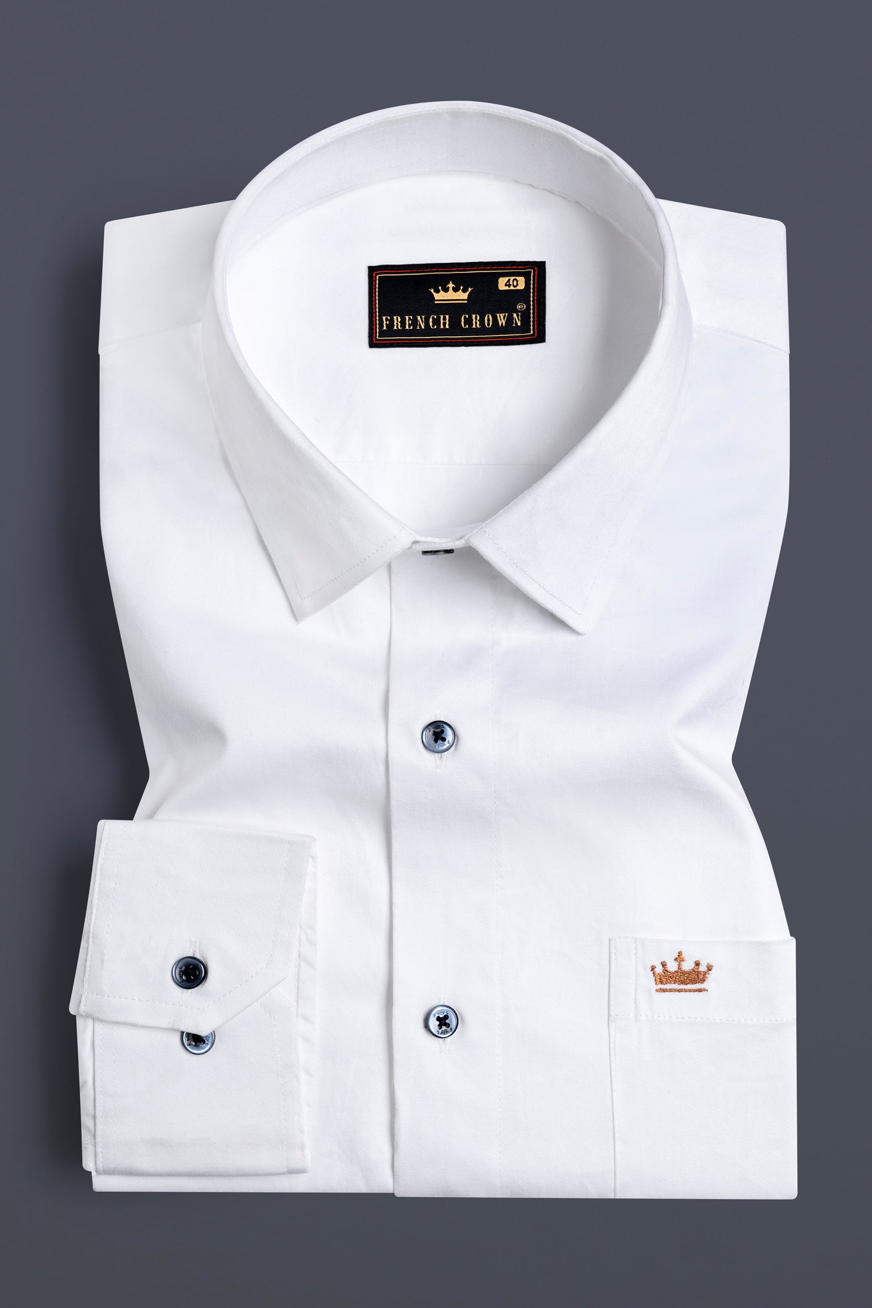 Bright White New York City Hand Painted Subtle Sheen Super Soft Premium Cotton Designer Shirt