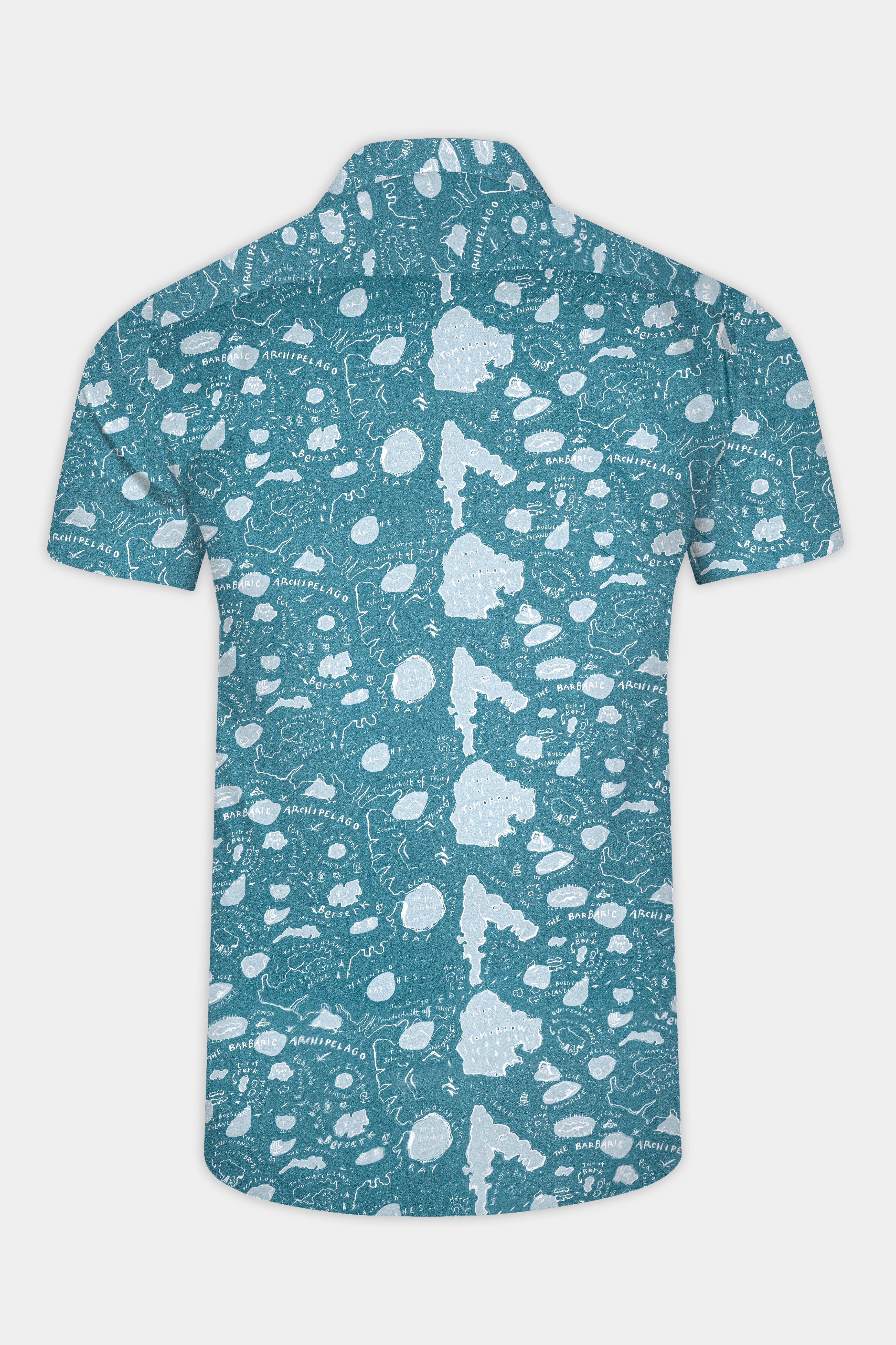 Blumine with Casper Gray Funky Printed Super Soft Premium Cotton Shirt