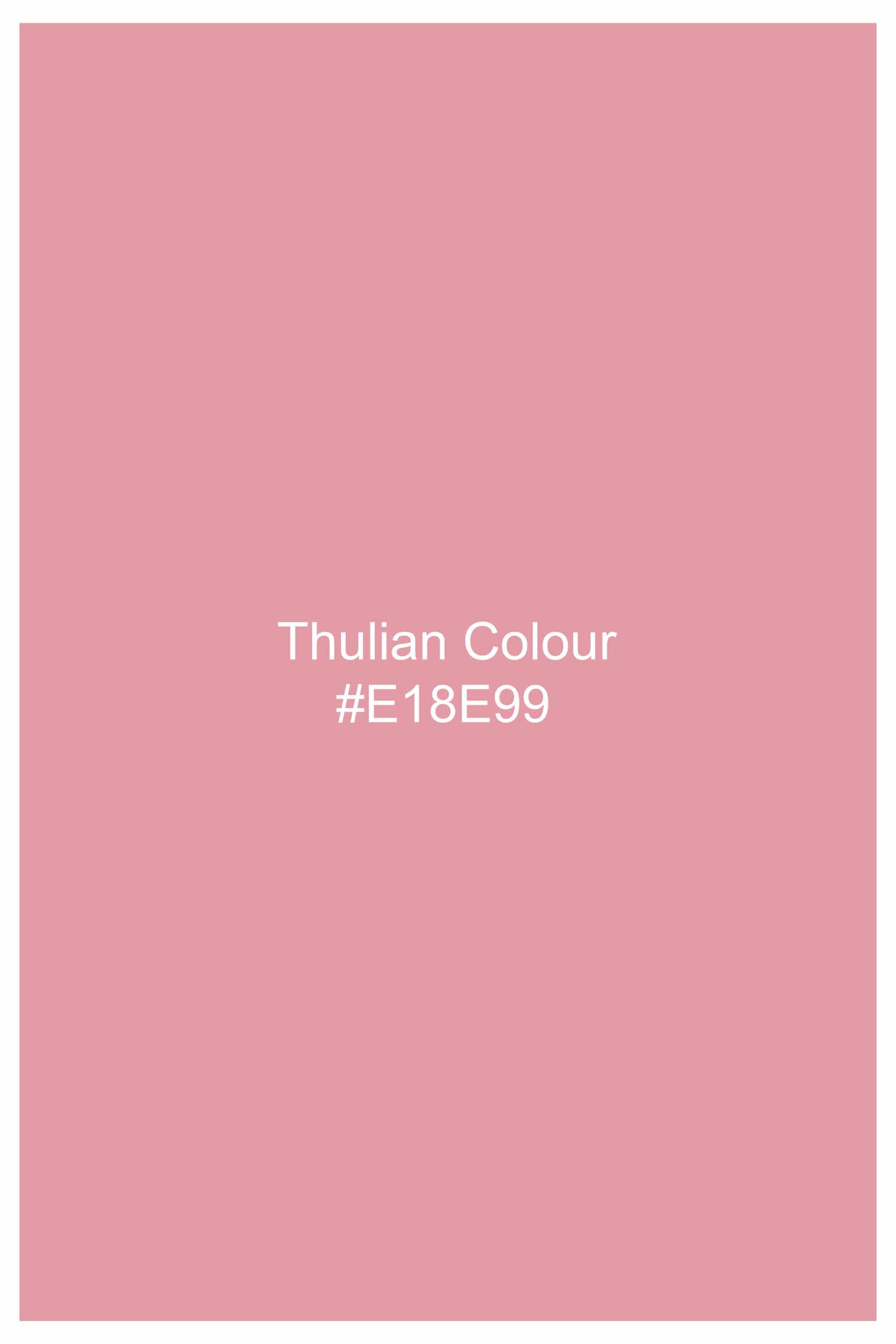 Thulian Pink Subtle Sheen Super Soft Premium Cotton Shirt