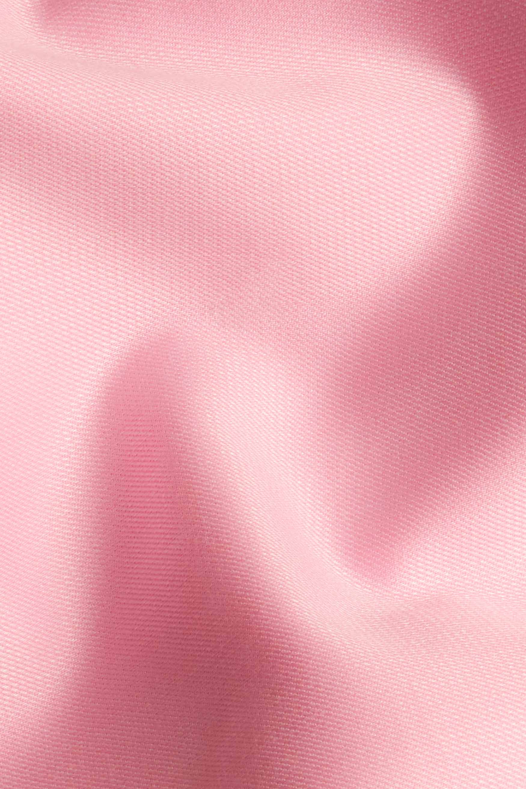 Thulian Pink Subtle Sheen Super Soft Premium Cotton Shirt
