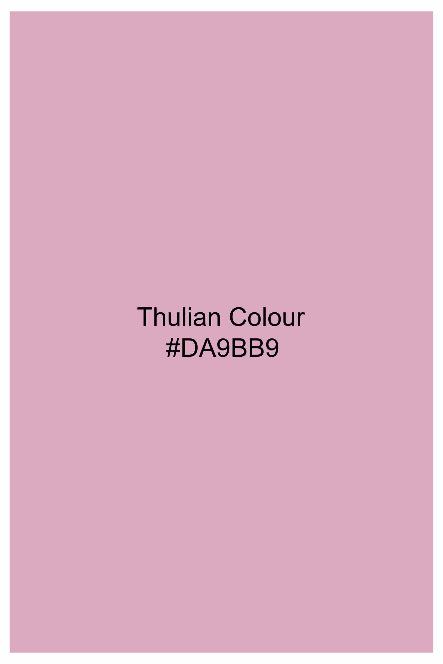 Thulian Pink Flannel Designer Shirt