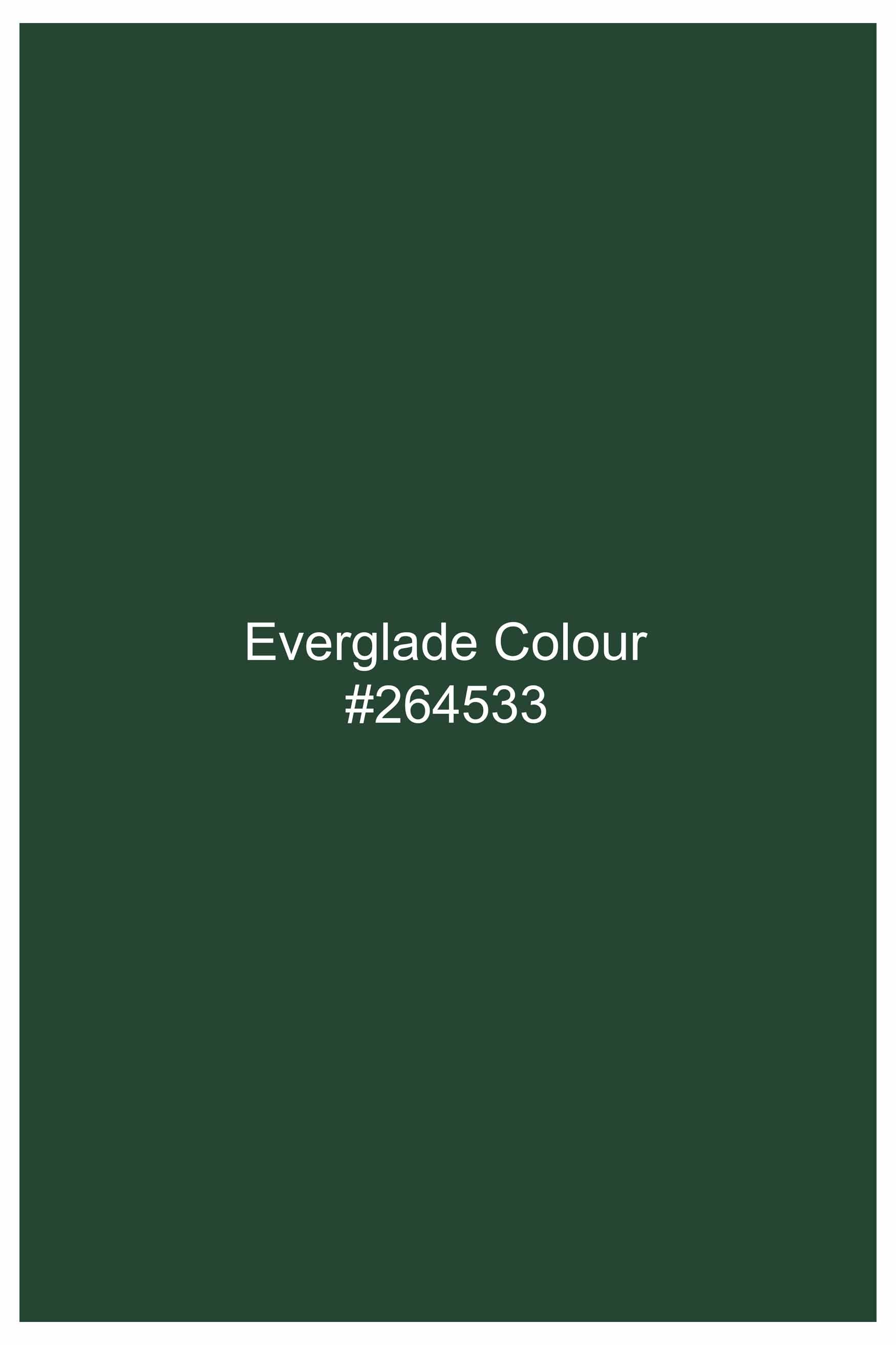 Everglade Green Subtle Sheen Super Soft Premium Cotton Shirt