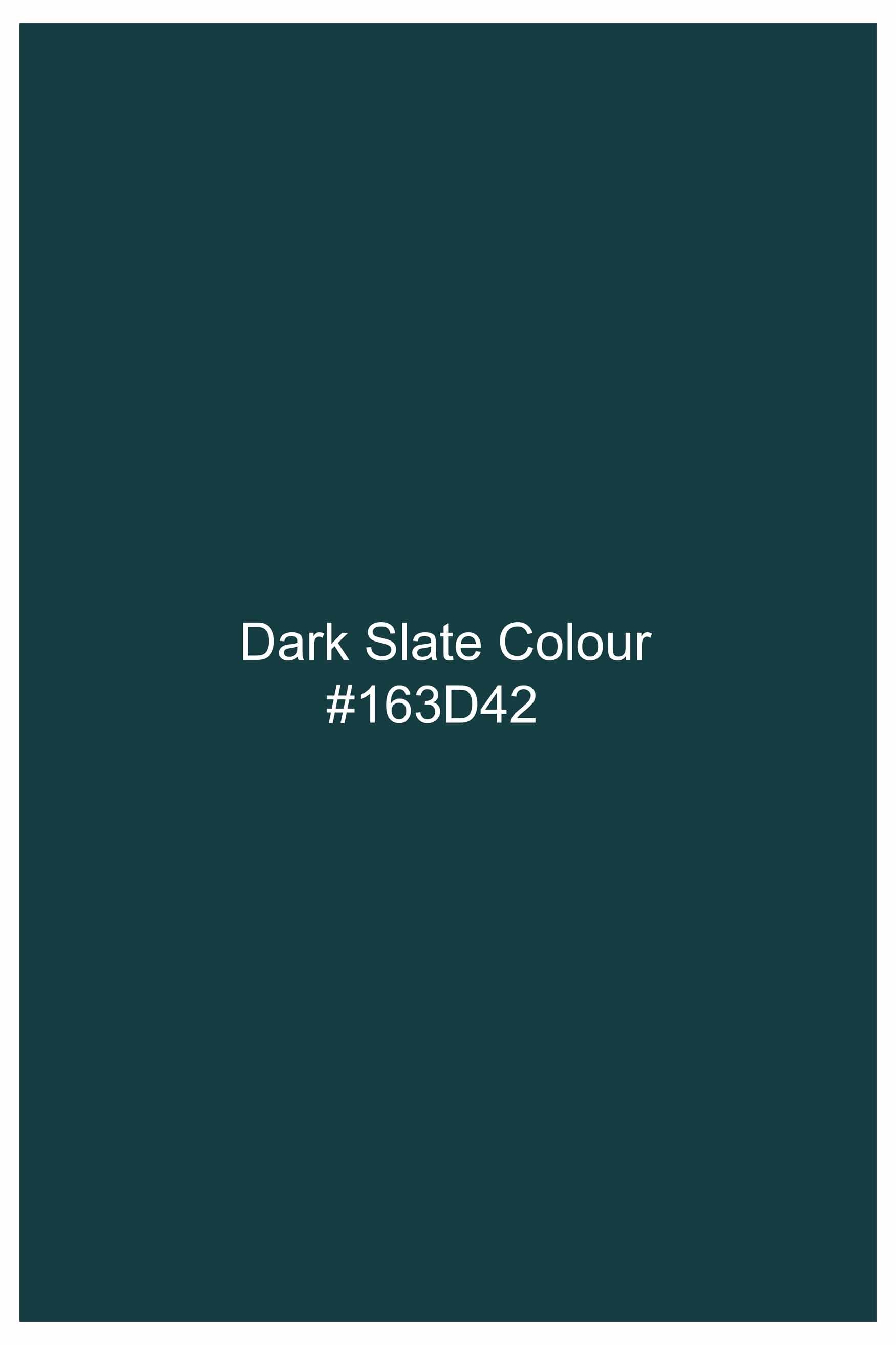 Dark Slate Green Subtle Sheen Super Soft Premium Cotton Shirt