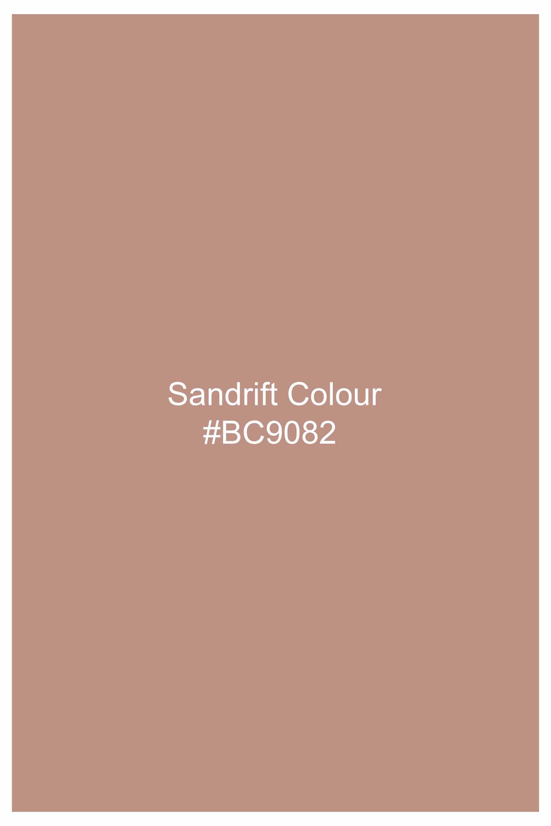 Sandrift Peach Subtle Sheen Super Soft Premium Cotton Shirt